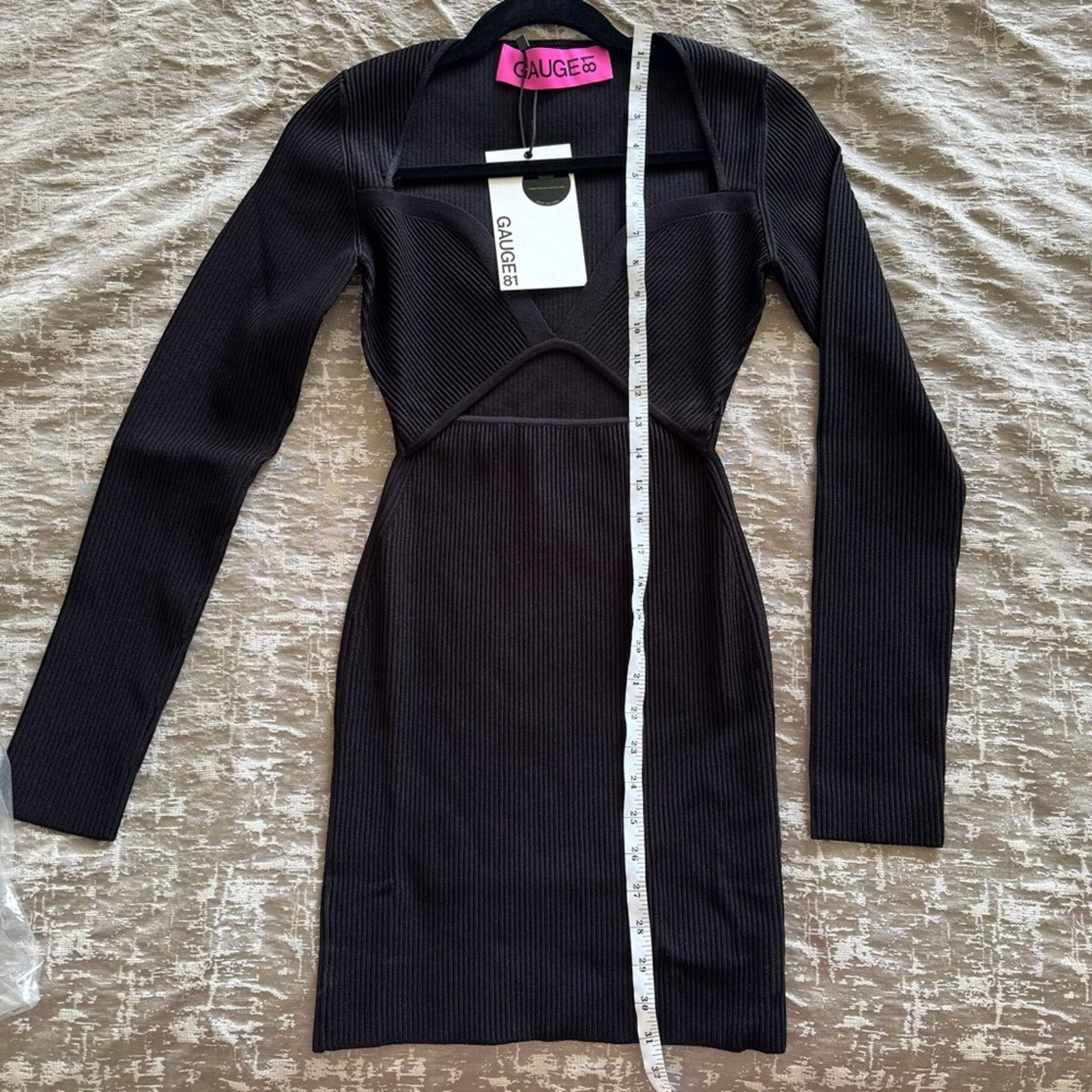 GAUGE81 NWT! Gauge81 Otero Black Mini Dress, Size S Size S / US 4 / IT 40 - 11 Thumbnail
