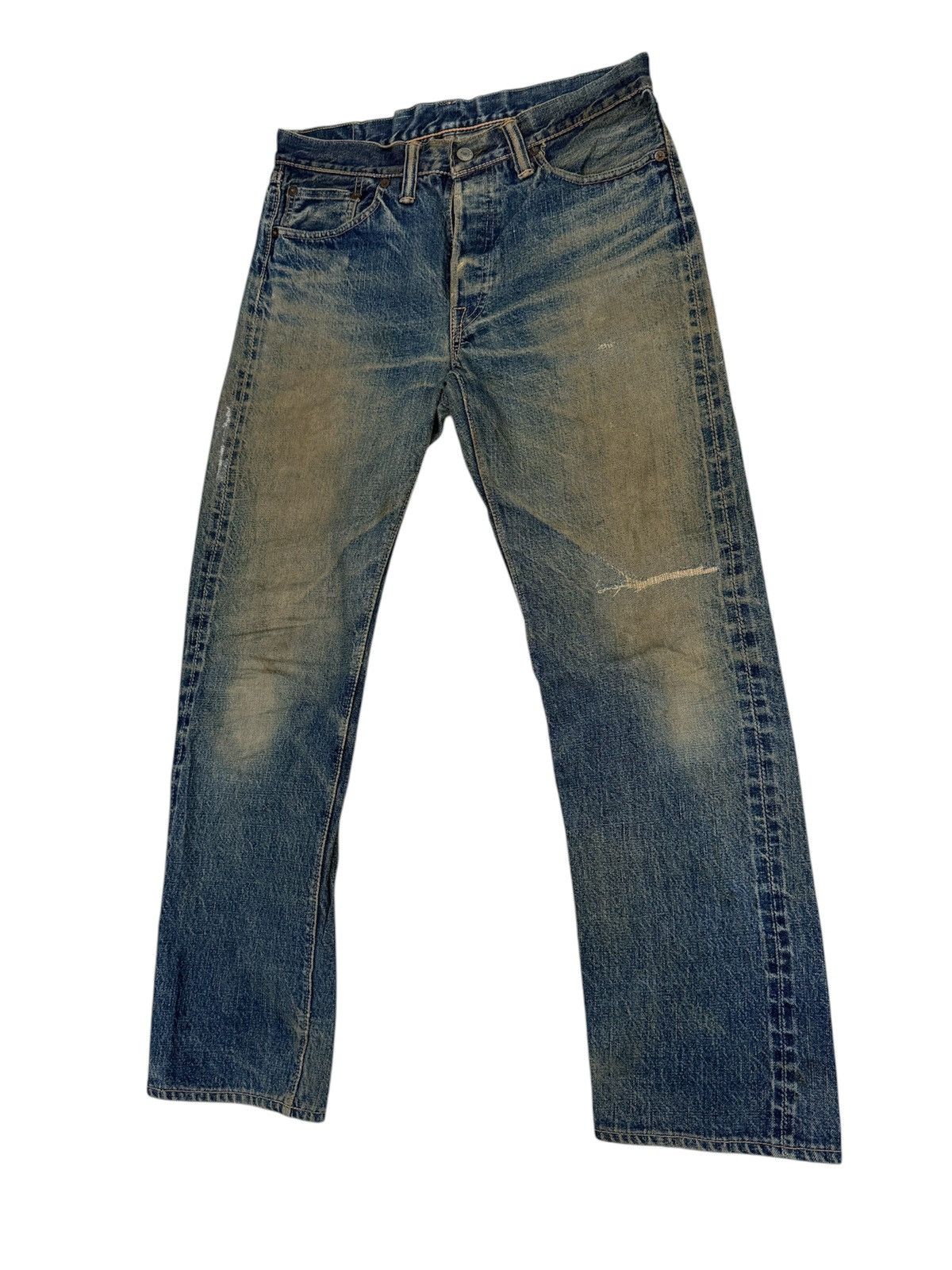 Japanese Brand × Kapital JAPAN BRAND DISTRESS DOUBLE WORK DENIM Size US 31 - 3 Thumbnail