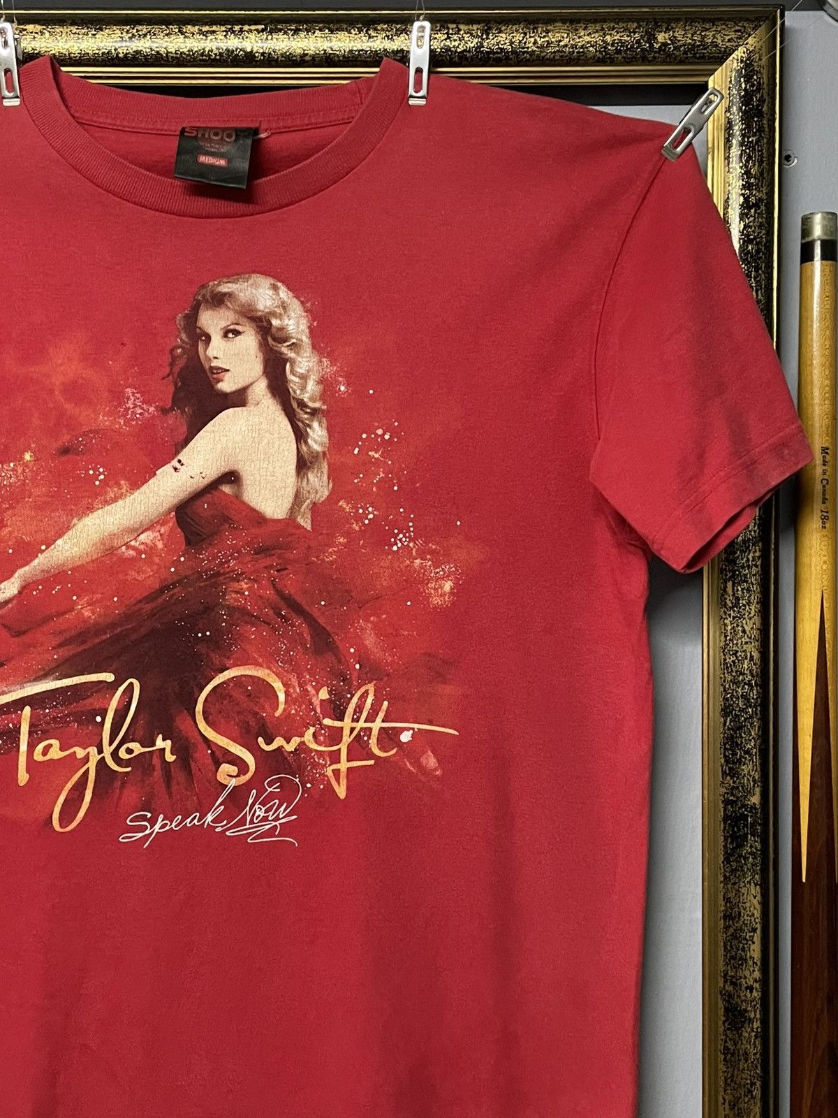 Vintage Vintage Orignal Taylor Swift Speak Now Tour Distressed Tee Size US M / EU 48-50 / 2 - 5 Thumbnail