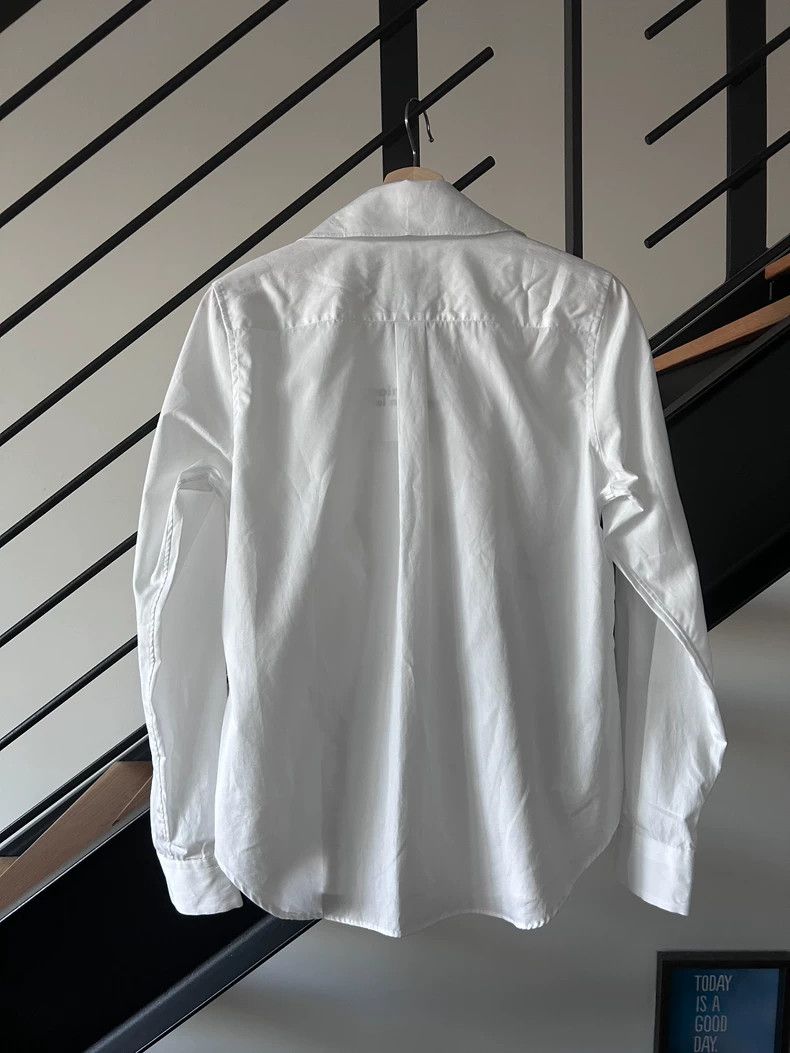 Comme des Garcons Comme Des Garcons Sleeveless lapel belted dress + white la Size S / US 4 / IT 40 - 6 Thumbnail