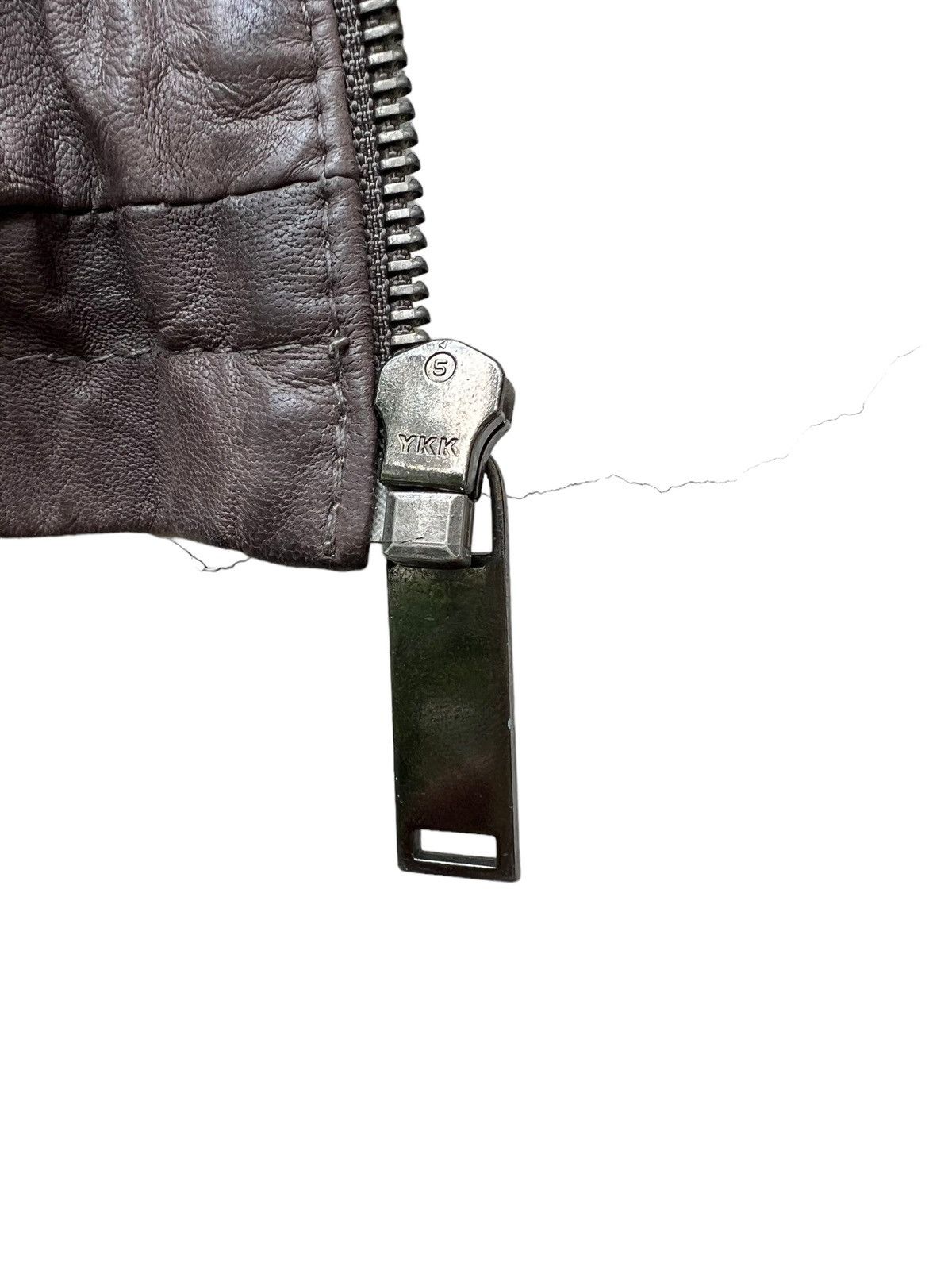 Versace Versace Collection Dirty Patina Lamb Leather Jacket Size US M / EU 48-50 / 2 - 22 Thumbnail