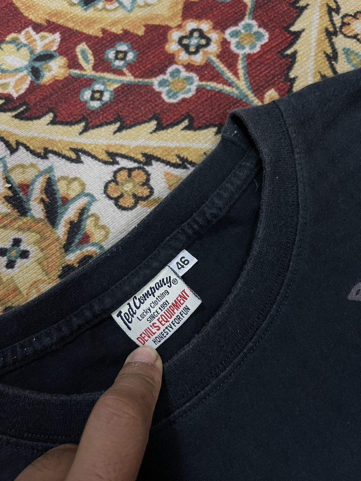 Japanese Brand × Vintage Ted Company Lucky Red Devil Sukajan Big Logo Vintage Tee Size US L / EU 52-54 / 3 - 13 Thumbnail