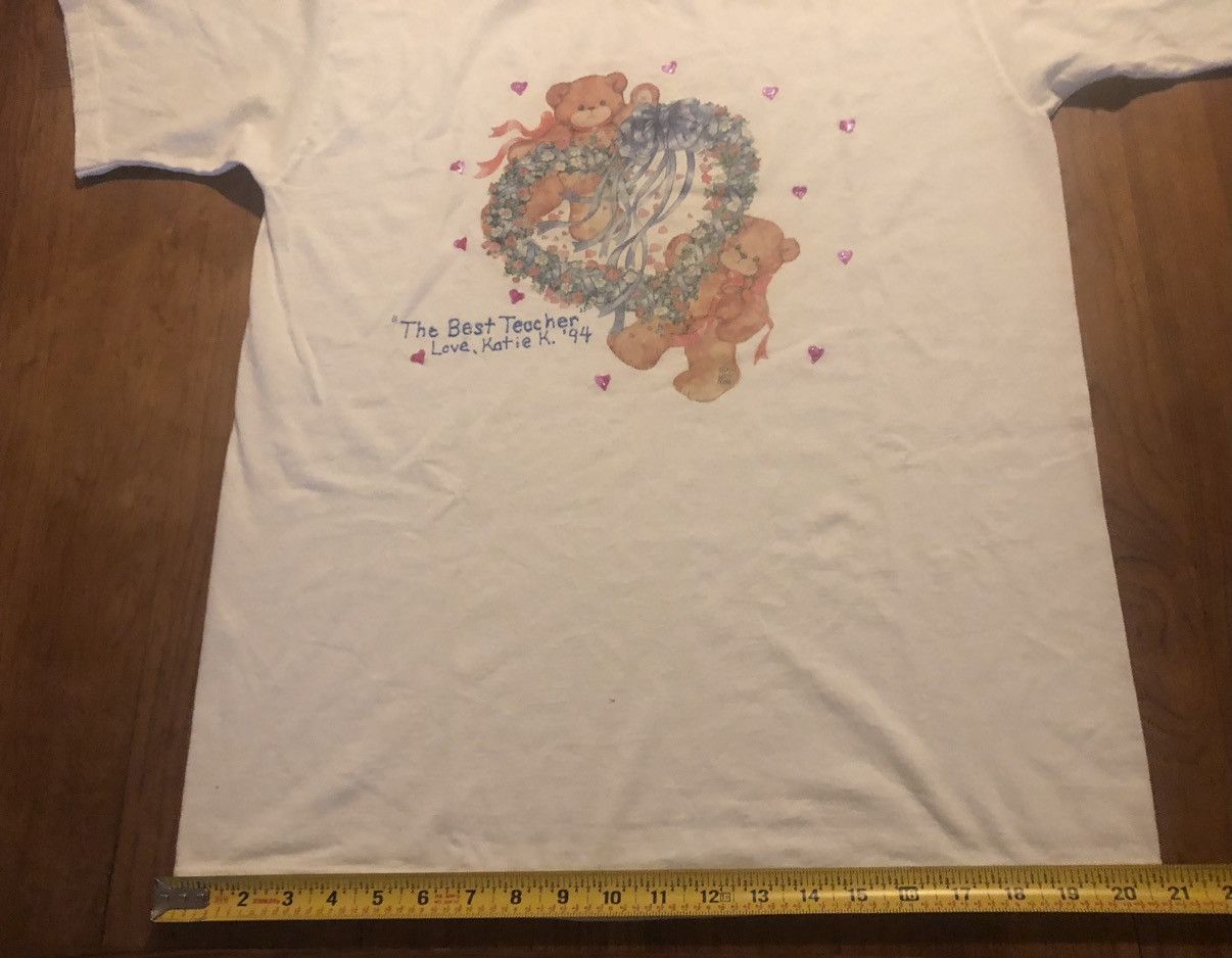 Vintage Vintage 90s Teachers Tribute T Shirt S/L Size US L / EU 52-54 / 3 - 5 Thumbnail