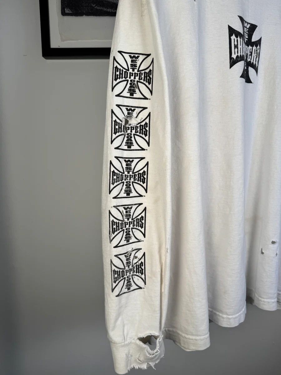 Vintage 🚭ICONIC🚭VINTAGE WEST COAST CHOPPERS CLASSIC LOGO L/S Size US XL / EU 56 / 4 - 4 Thumbnail