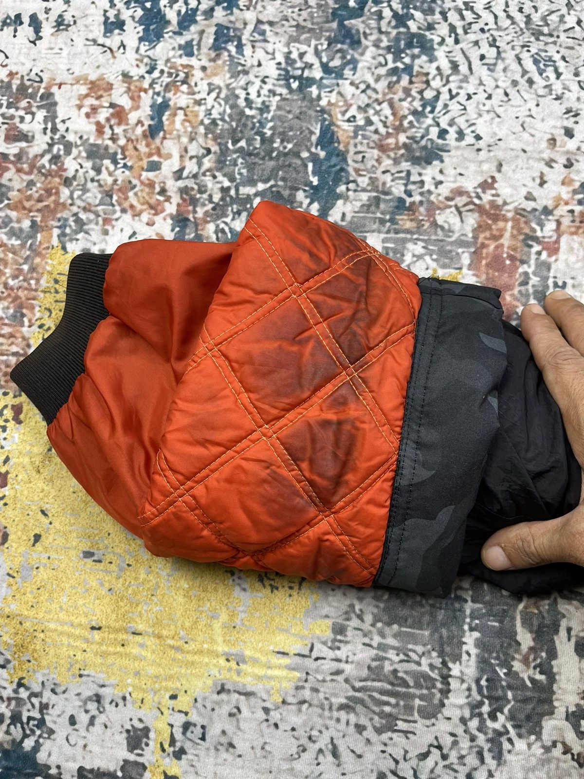 Nike Vtg 90s NIKE Big Swoosh Thick Quilted Coach Jacket Size US L / EU 52-54 / 3 - 22 Thumbnail