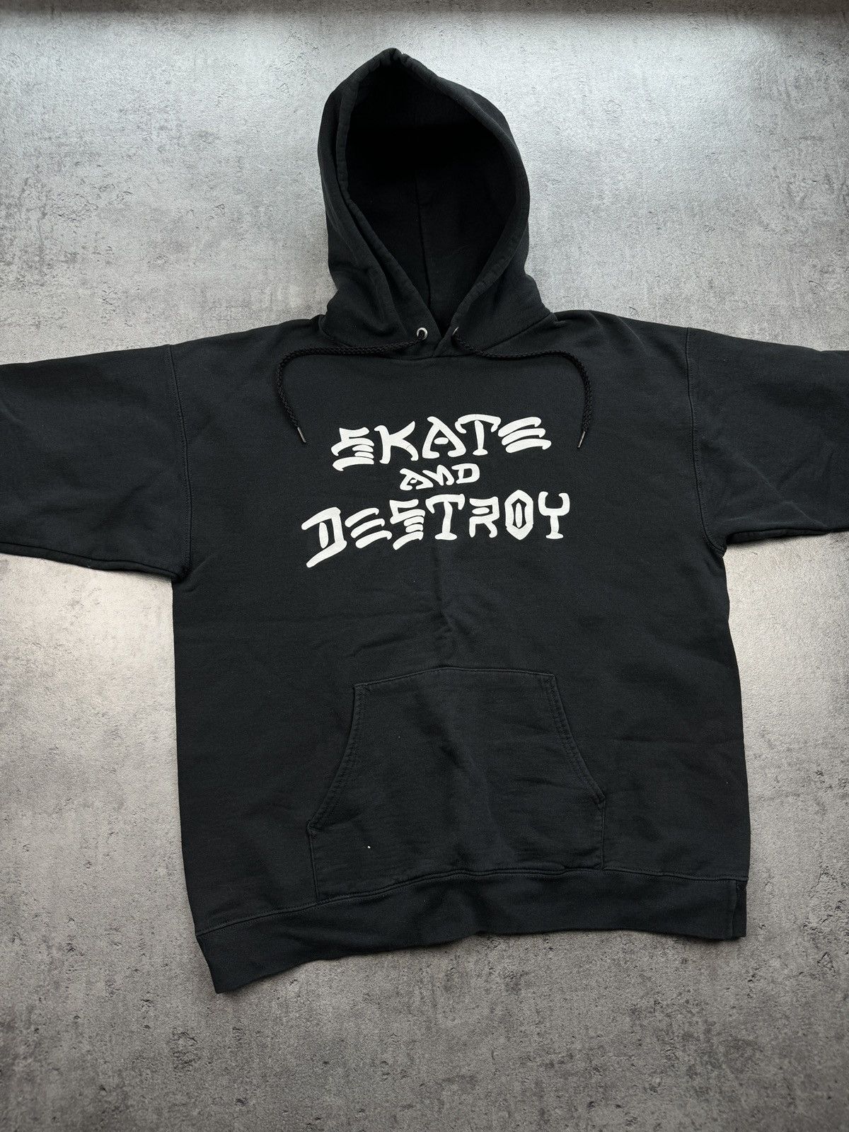 Thrasher × Vintage Thrasher Skate and Destroy rap boxy black hoodie vintage Size US M / EU 48-50 / 2 - 4 Thumbnail