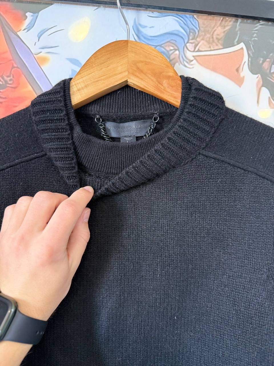 Burberry Vintage Burberrys Wool Knit Sweater Size L / US 10 / IT 46 - 14 Thumbnail
