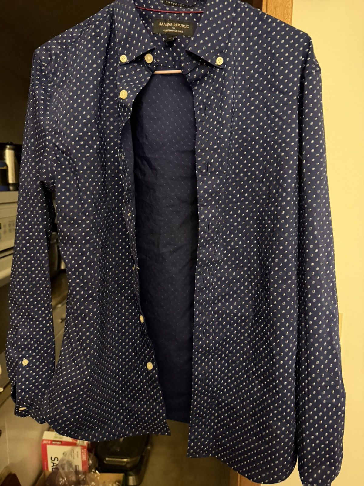 Banana Republic Banana republic untucked fit performance shirt Size US S / EU 44-46 / 1 - 1 Thumbnail