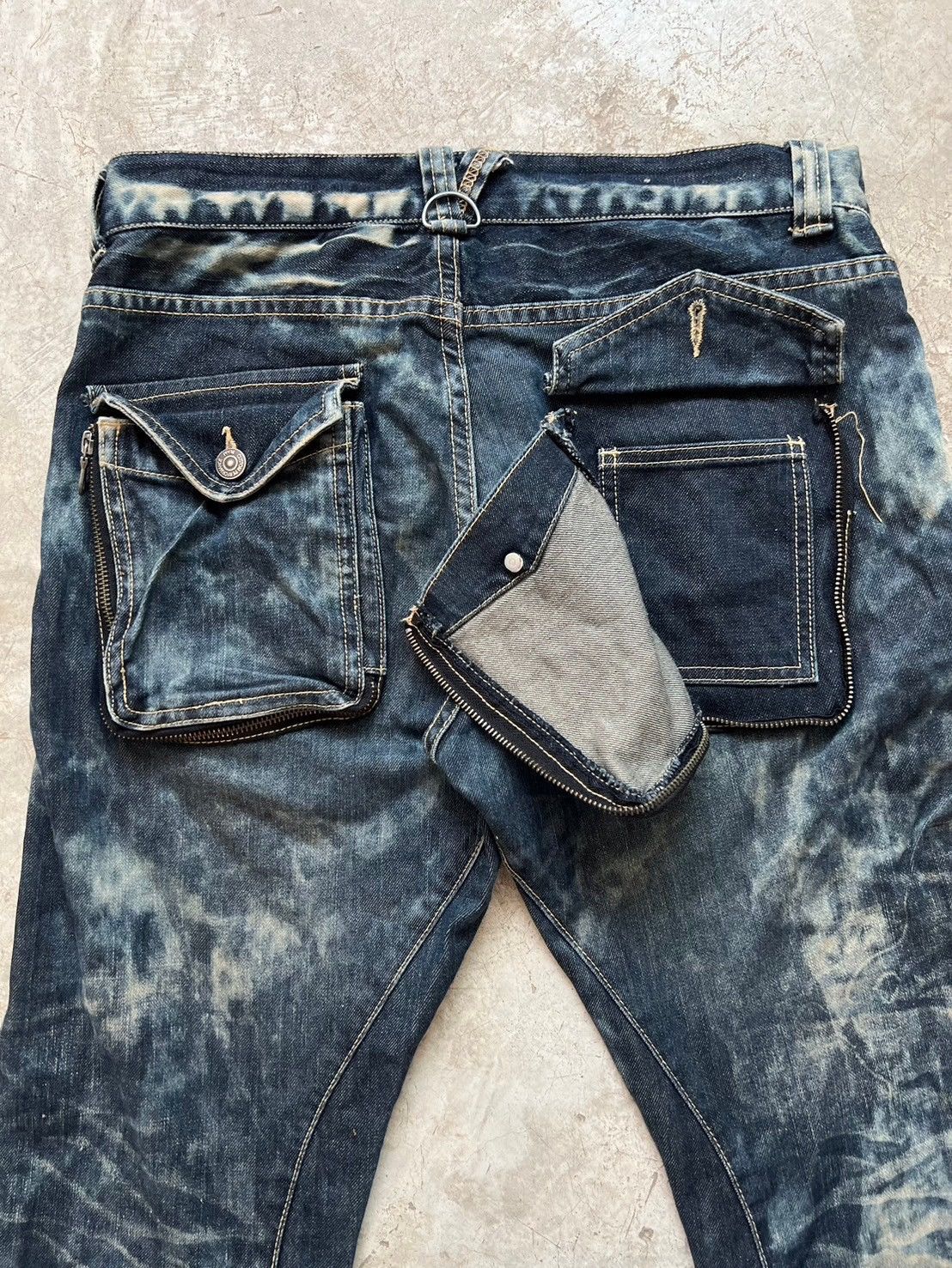 PPFM PPFM Multi Pocket Curve Denim Pants Size US 32 / EU 48 - 11 Thumbnail