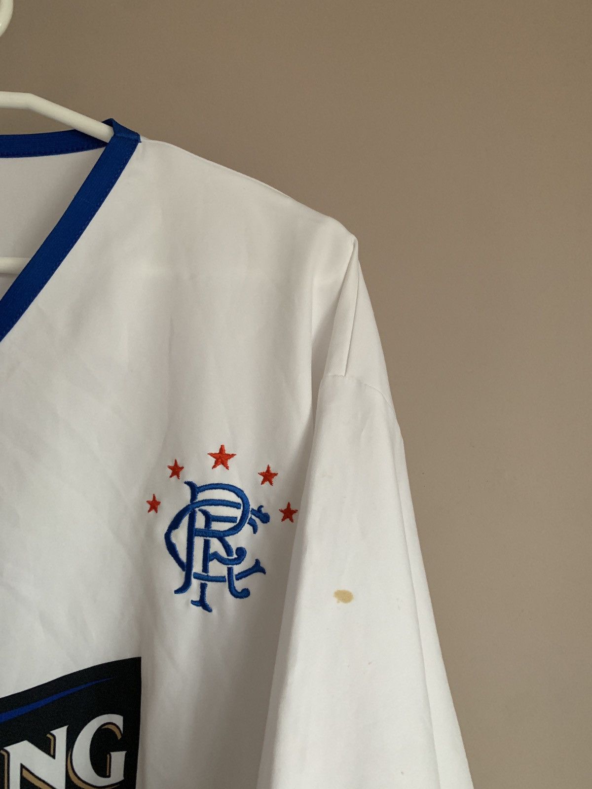 Vintage Rangers Glasgow 2004 Away Football Shirt Diadora Soccer XL Size US XL / EU 56 / 4 - 5 Thumbnail