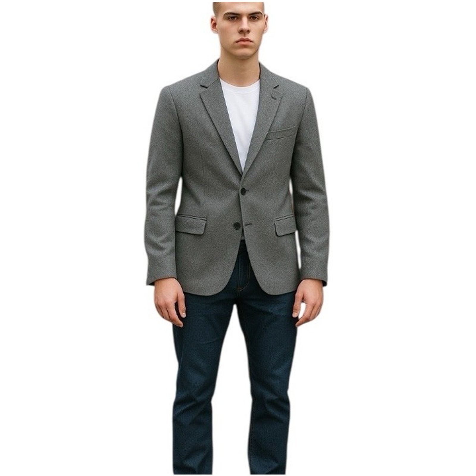 J Crew Wool Blend Suede Elbow Patch Sports Jacket Blazer Men