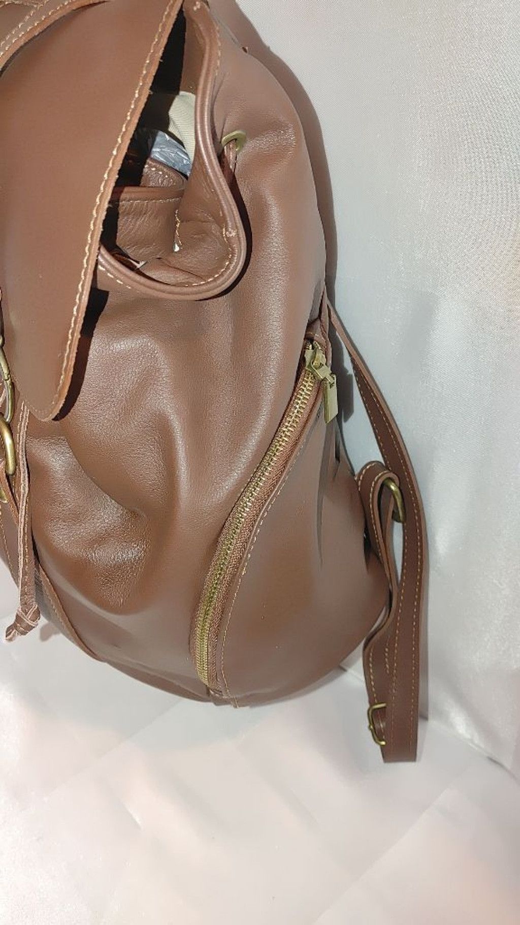 Vera Pelle Paolo Genuine Leather Backpack Made in Italy Size ONE SIZE - 3 Thumbnail