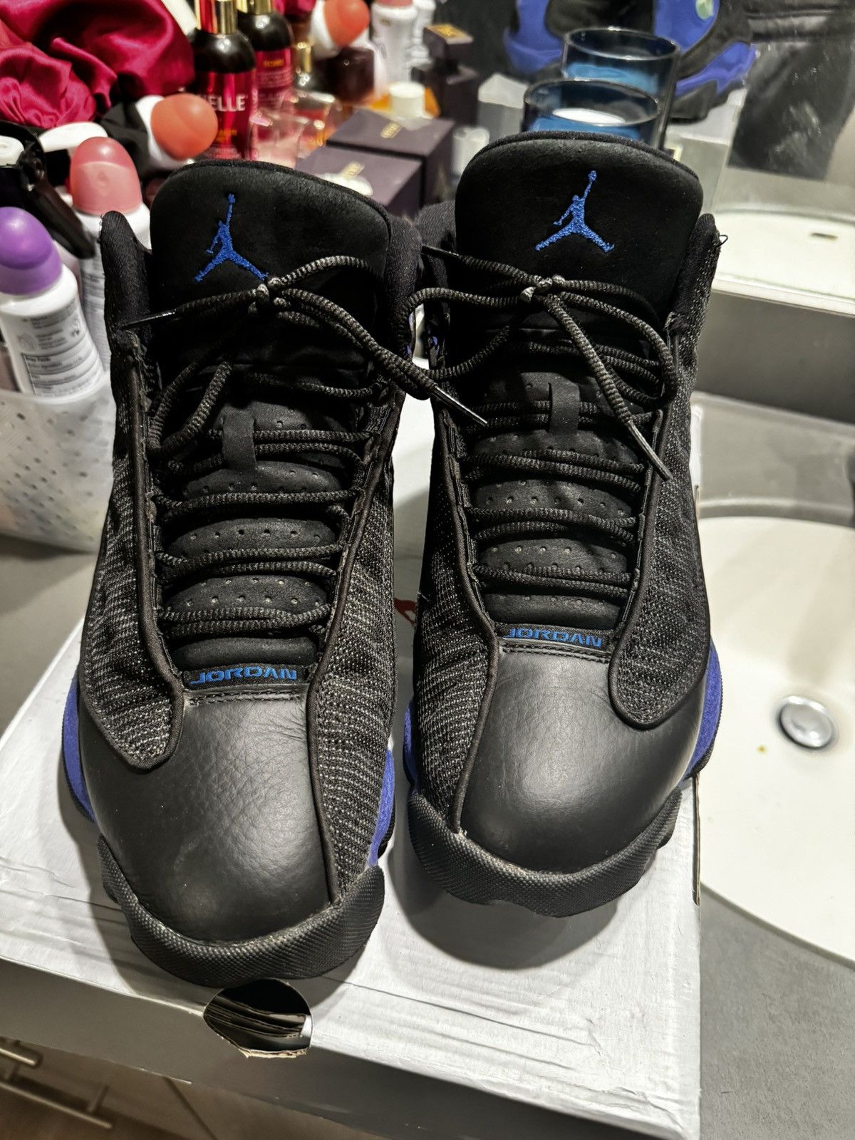 Jordan Brand Jordan 13 Retro Black Hyper Royal Size US 9.5 / EU 42-43 - 3 Thumbnail