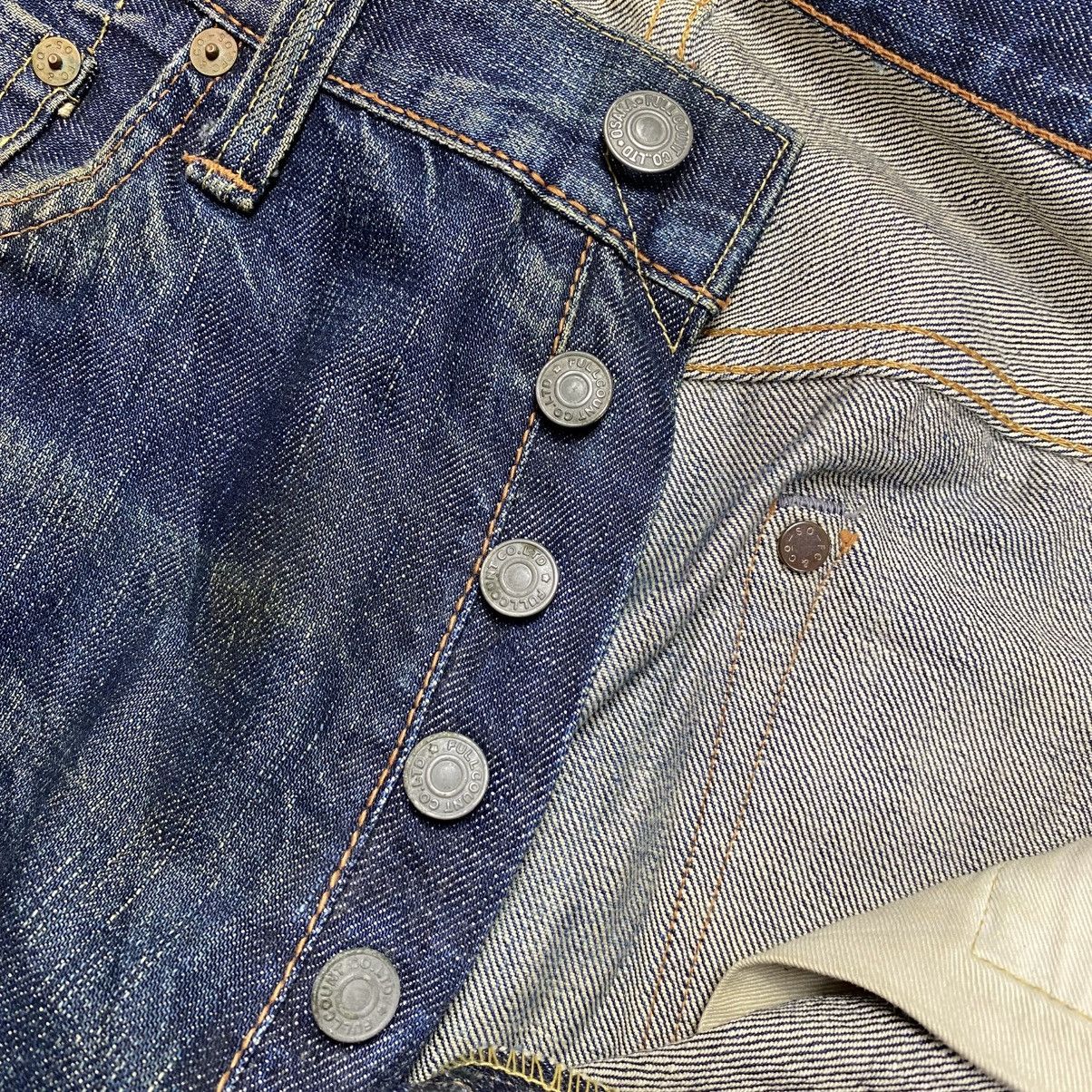 Full Count & Co. Fullcount & Co. Lot 1101 Faded Distress Denim Selvedge Pants Size US 33 - 13 Thumbnail