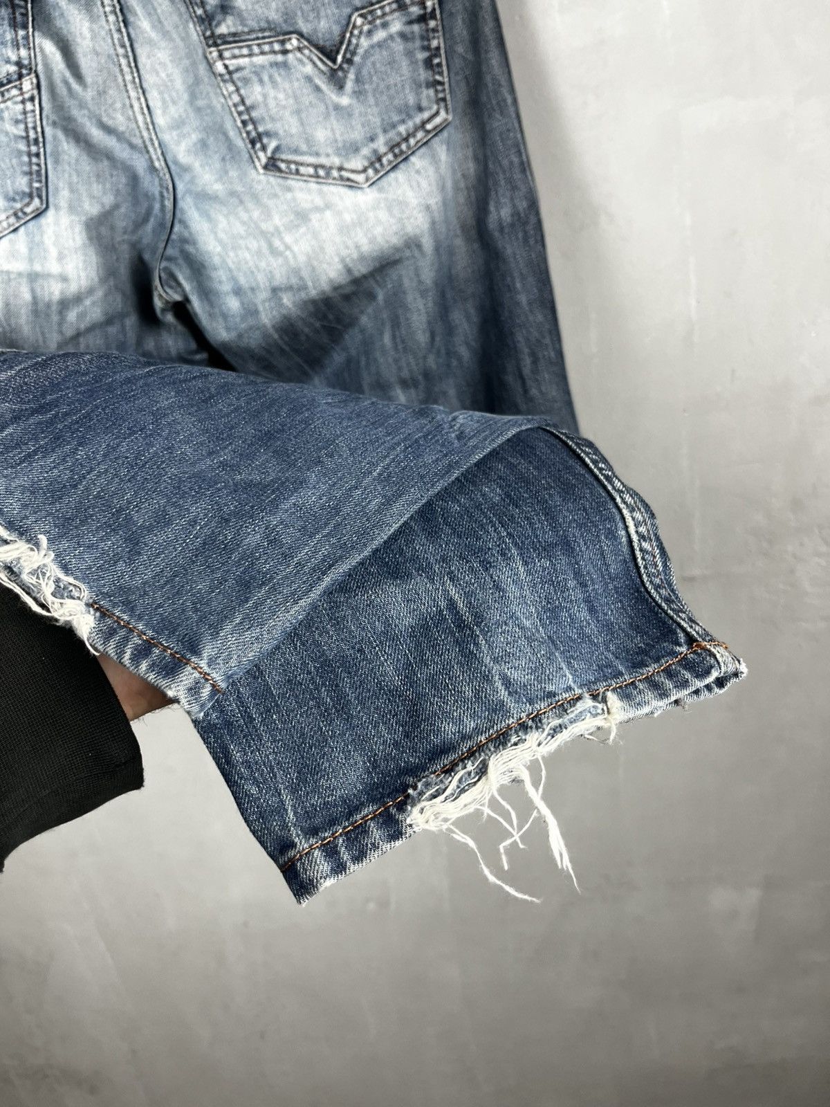 Diesel Black Gold Diesel Distressed Denim Pants Jeans Size US 36 / EU 52 - 15 Thumbnail