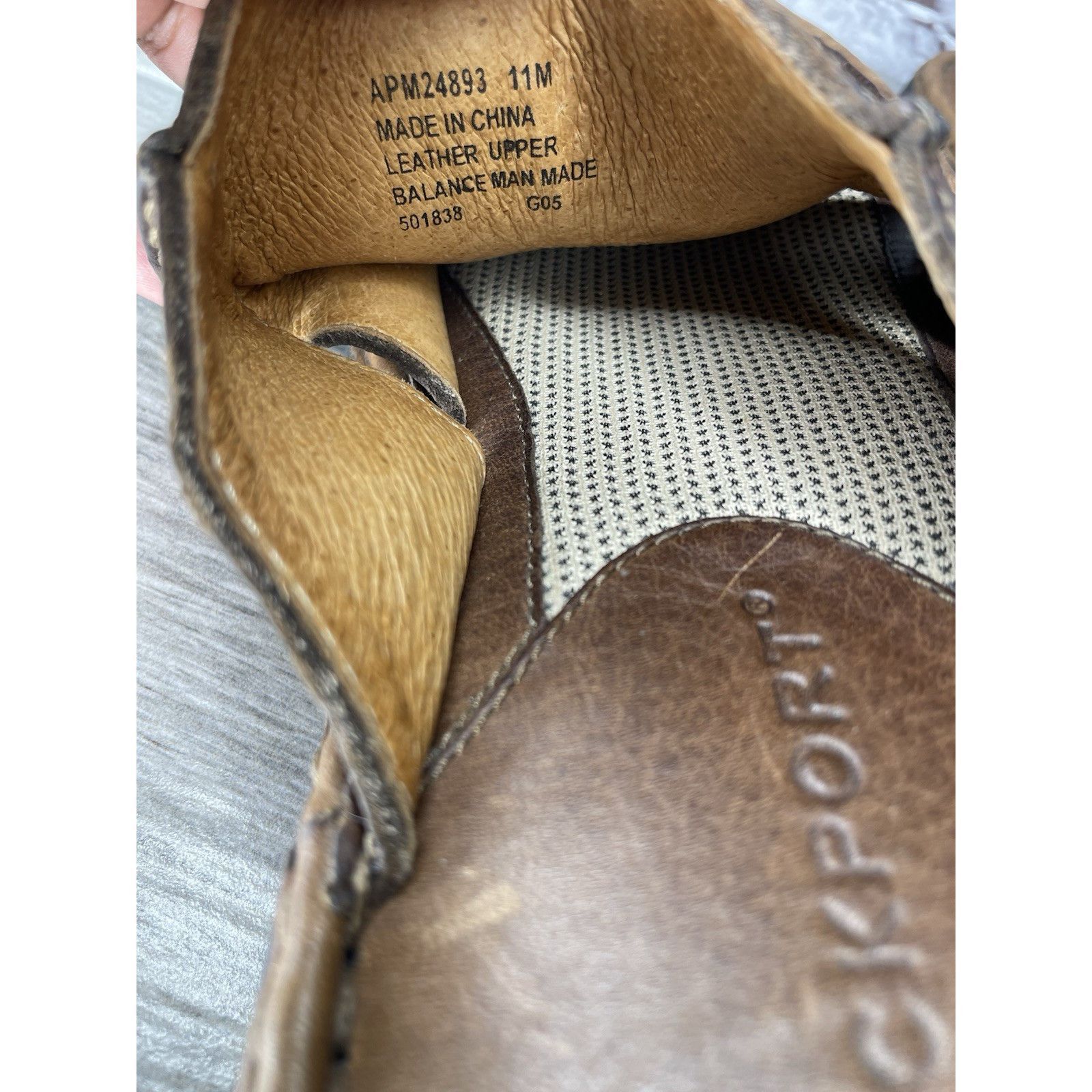 Rockport Rockport Brown Leather Cushion Open Toe Casual Slides Sandal Size US 11 / EU 44 - 10 Thumbnail