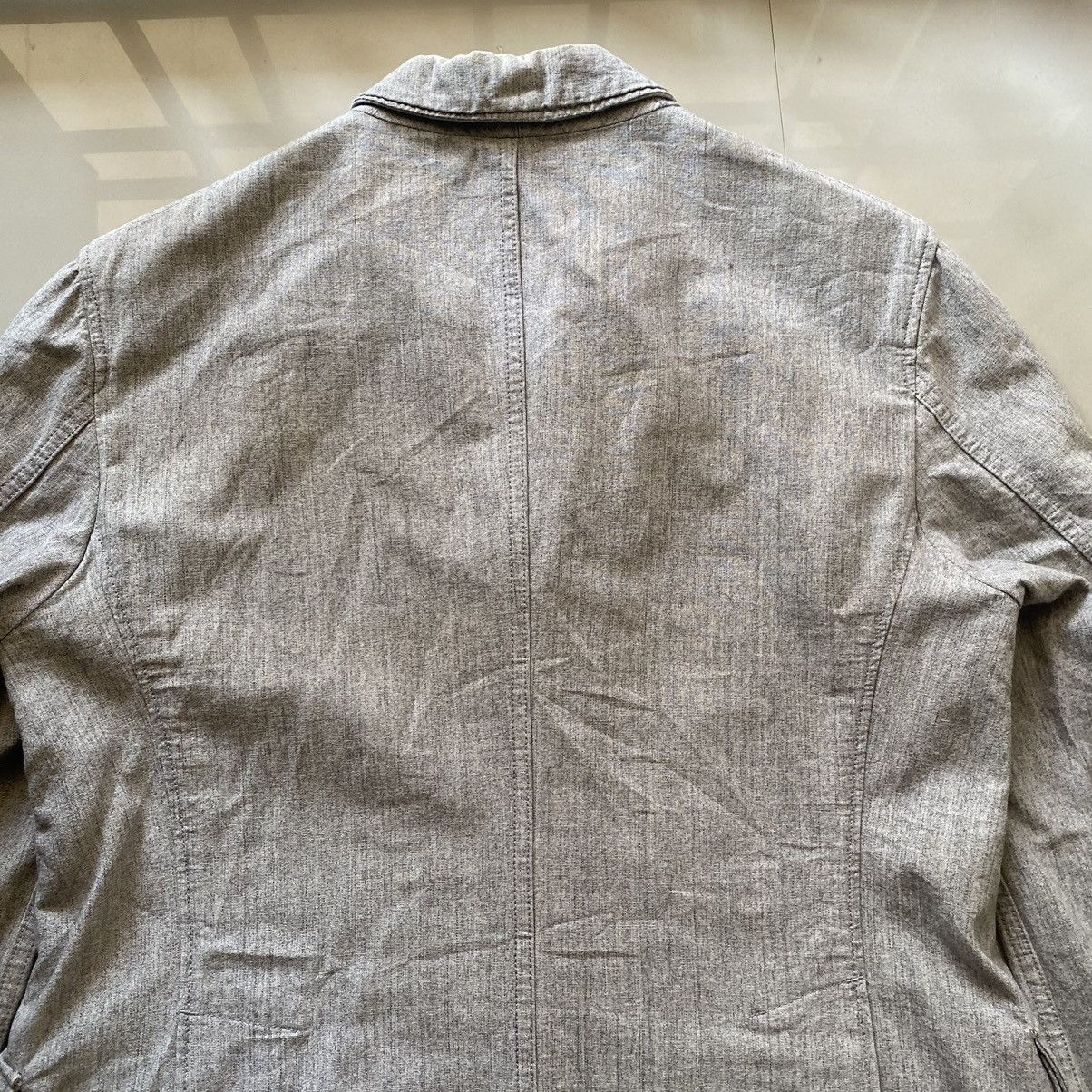 Engineered Garments gray cotton blazer + cotton waist Size US M / EU 48-50 / 2 - 12 Thumbnail