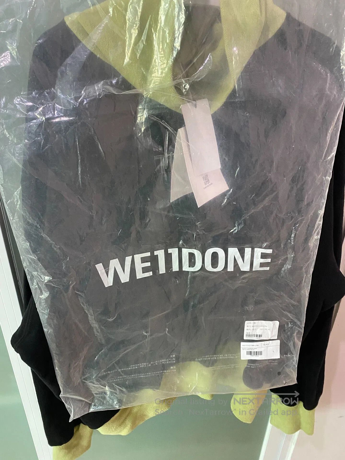 WE11DONE we11done color-block high neckline sweatshirt. Size US L / EU 52-54 / 3 - 3 Thumbnail