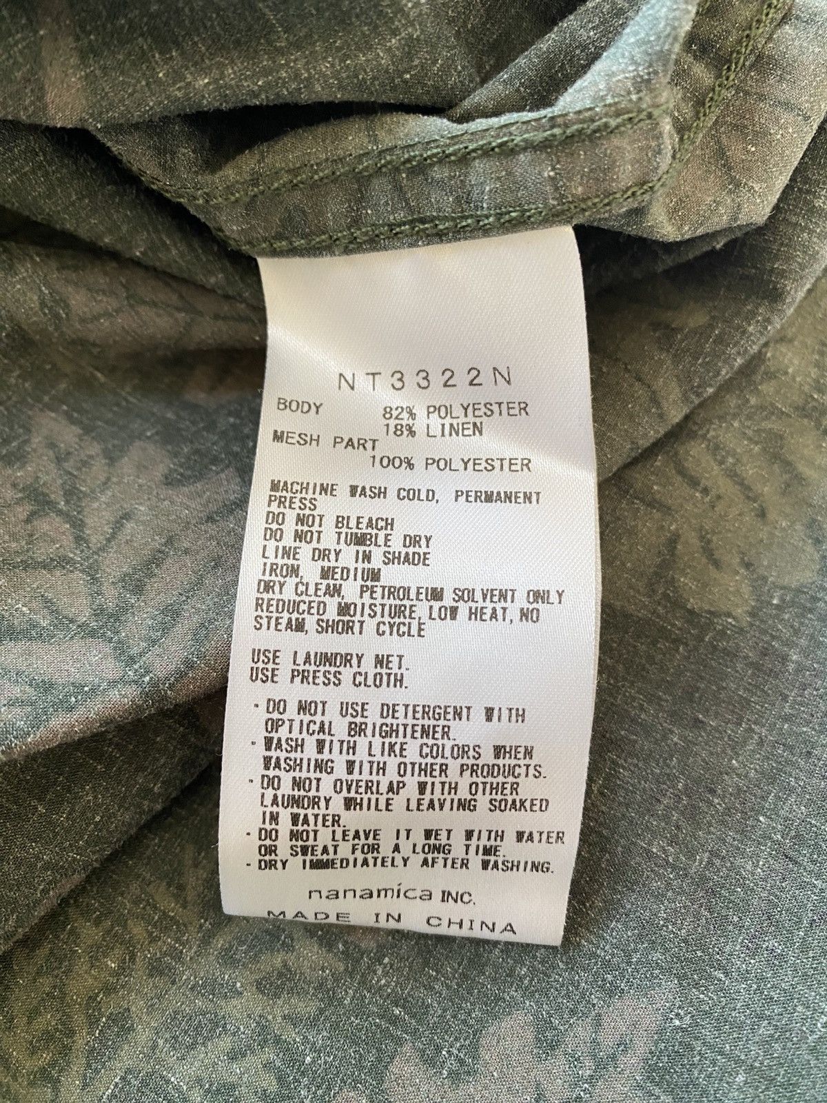 The North Face Purple Label Polyester Linen Field HS Shirt Size US S / EU 44-46 / 1 - 7 Thumbnail
