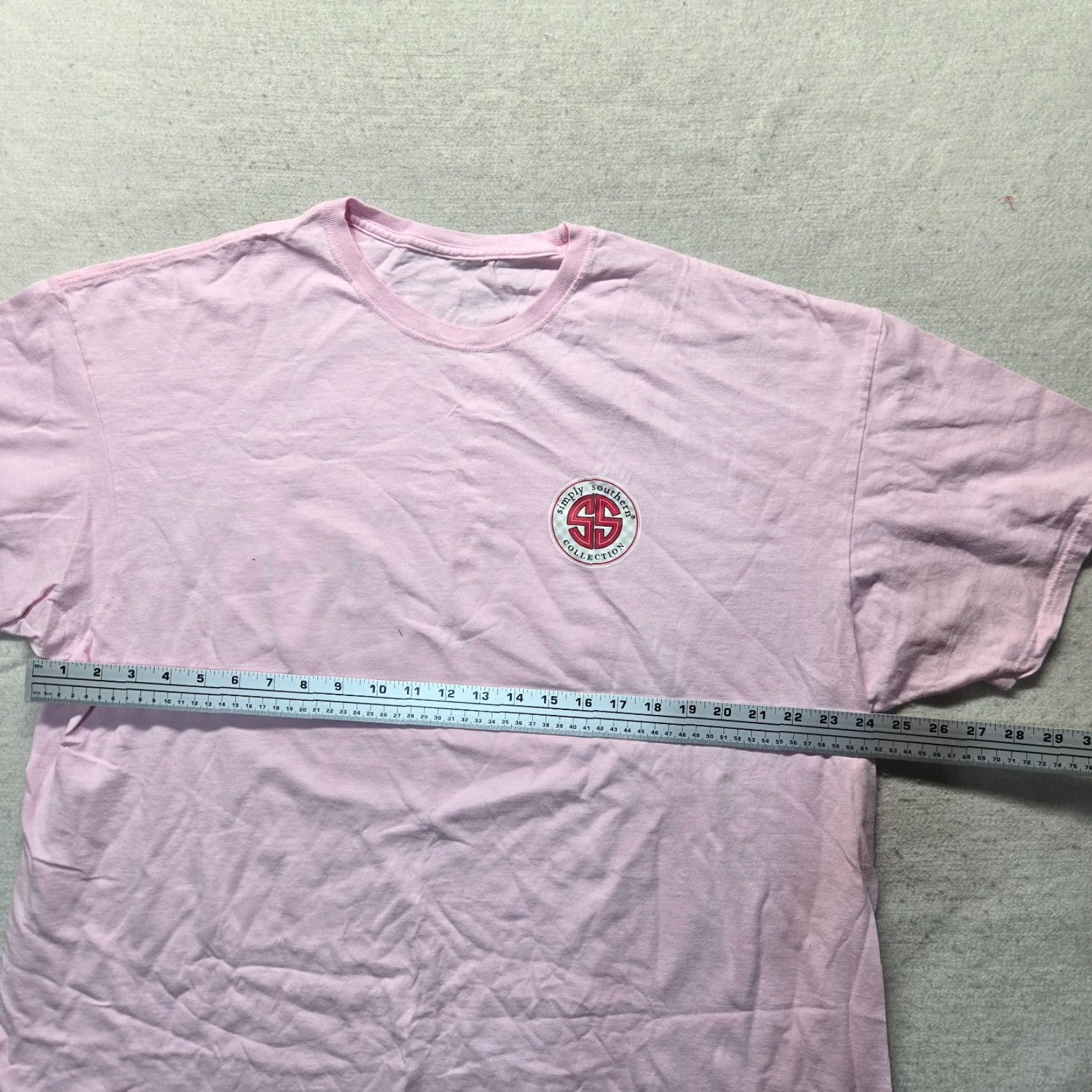 Vintage VINTAGE Simply Southern T-Shirt Long Sleeve Unisex Adults 2XL Pink Solid All Seasons Graphic Teacher Love School Size XXL / US 16-18 / IT 52-54 - 4 Thumbnail