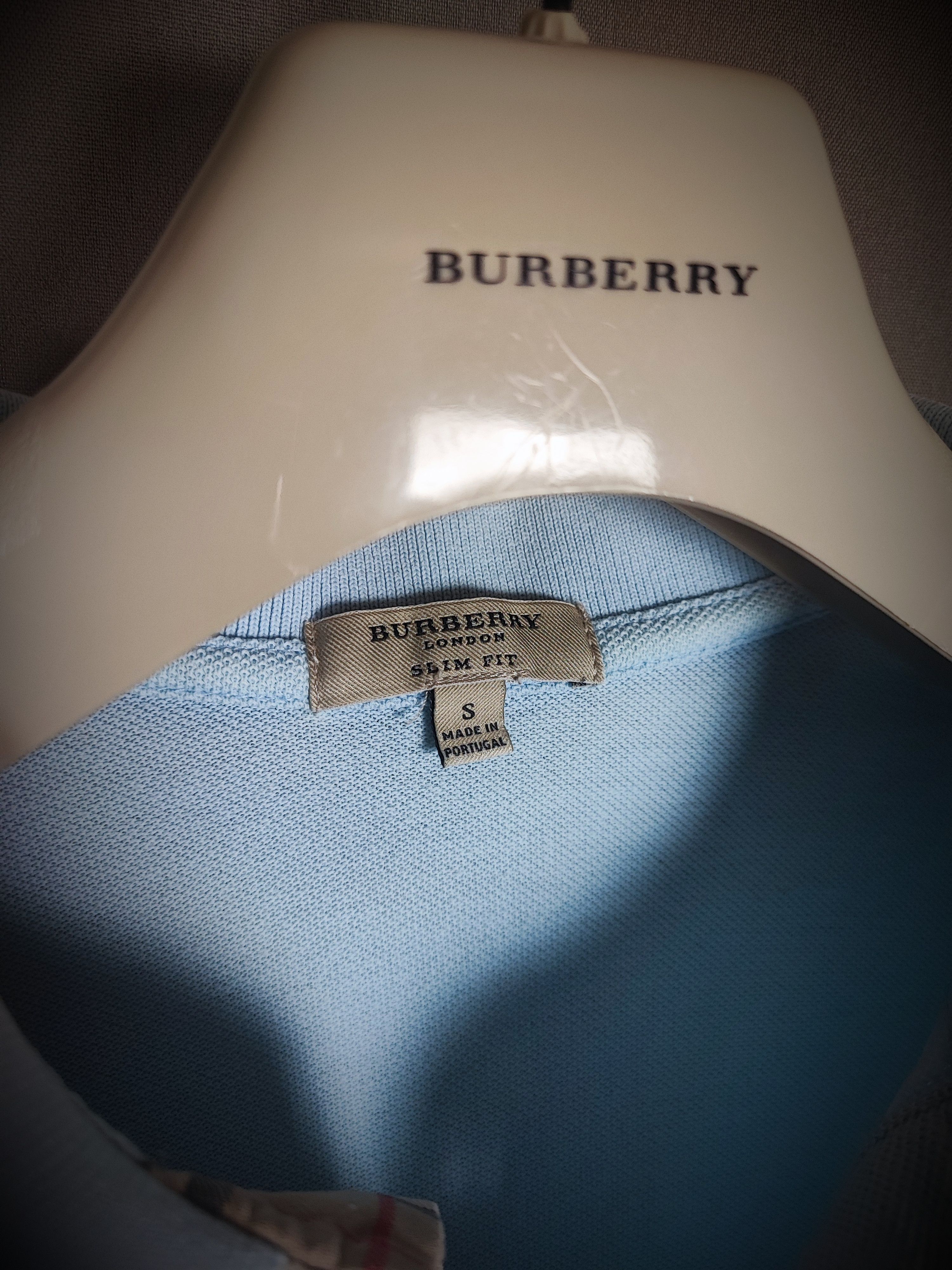 Burberry 🔥 Polo Burberry Size S light blue🔥 Size US S / EU 44-46 / 1 - 5 Thumbnail