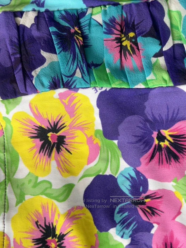 Versace Versace Floral print dress Size S / US 4 / IT 40 - 2 Thumbnail