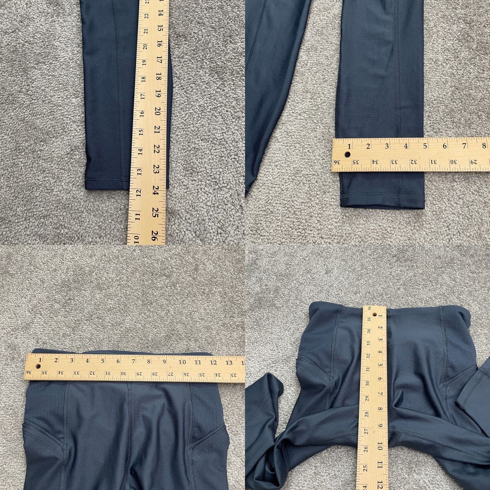 Under Armour VINTAGE Under Armour Compression Leggings Womens Small Blue Athletic Active Yoga 24x24 Size 28" / US 6 / IT 42 - 8 Thumbnail
