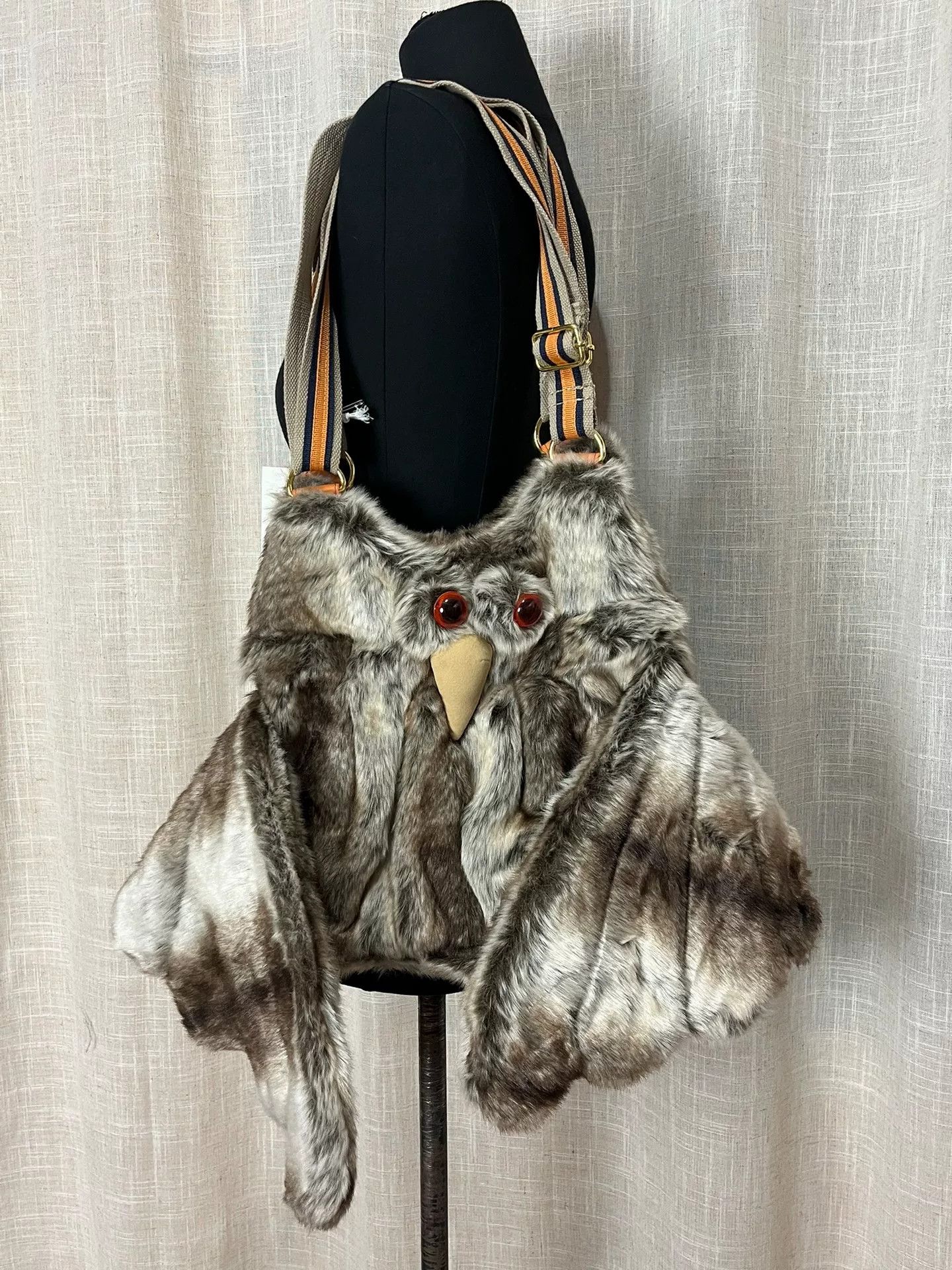 mercibeaucoup mercibeaucoup owl plush shoulder bag Size ONE SIZE - 1 Thumbnail