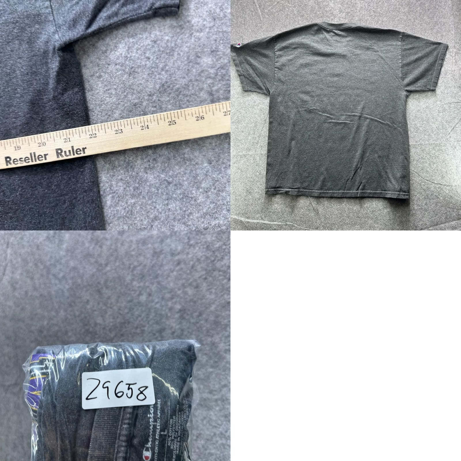 Champion Champion Shirt Mens L Gray Williams College Graphic Crewneck Cotton Jersey Size US L / EU 52-54 / 3 - 8 Thumbnail