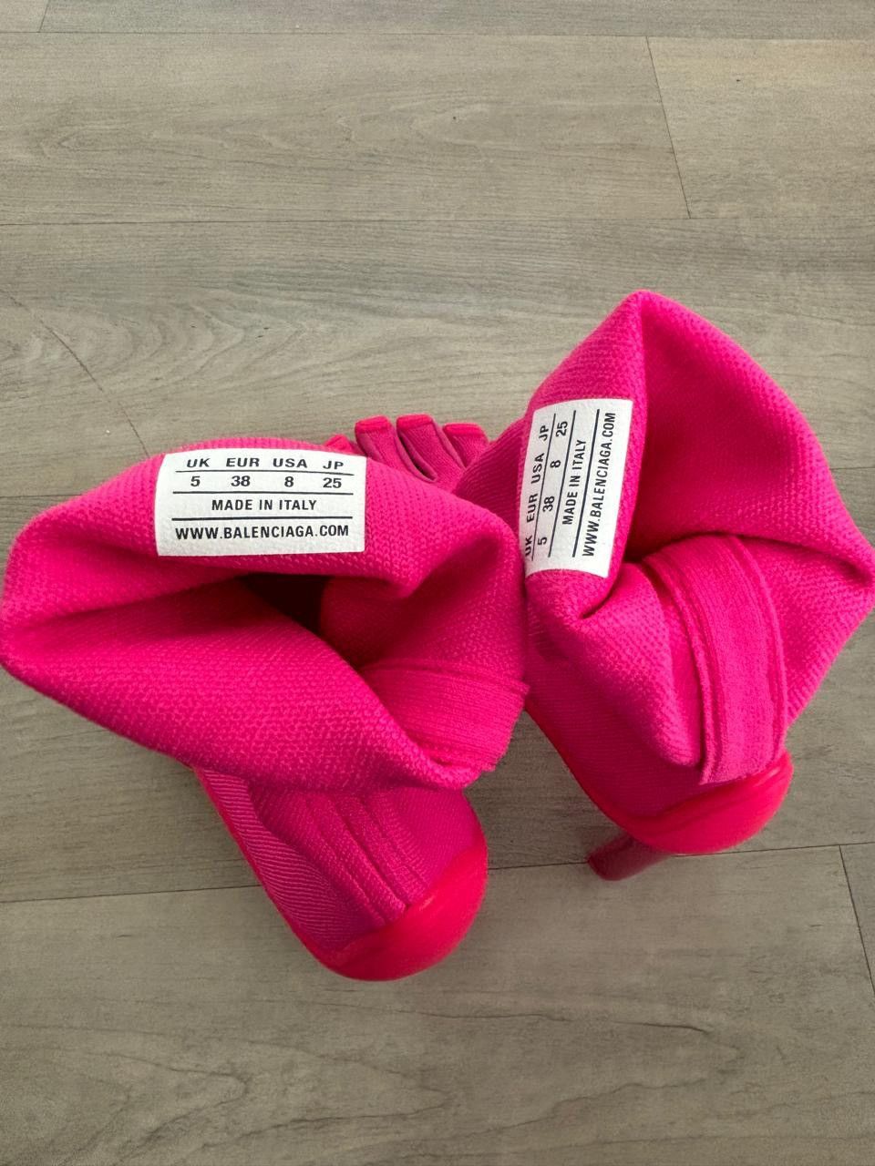 Balenciaga Vibram Five Fingers Split Toe Heeled Sock Boots Size US 8 / IT 38 - 8 Thumbnail