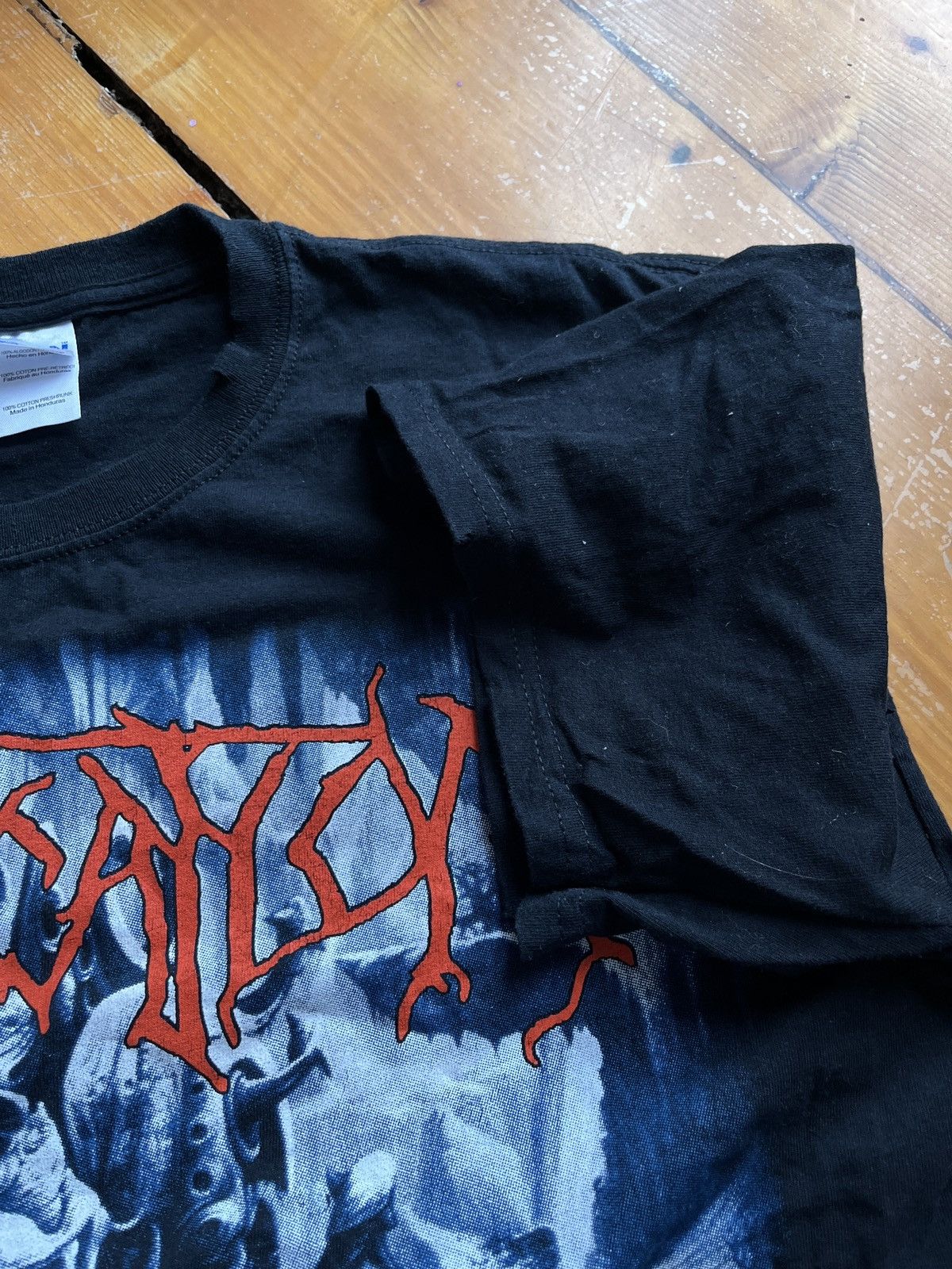 Band Tees × Vintage Suffocation Vintage tee Breeding the spawn 90s t-shirt Size US L / EU 52-54 / 3 - 10 Thumbnail