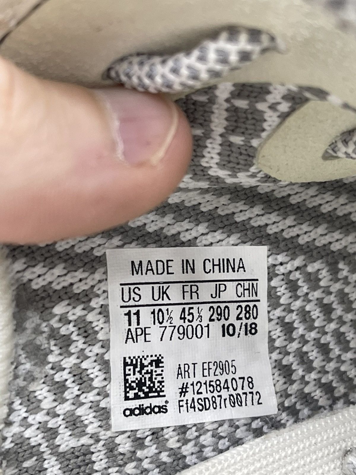 Adidas Size 11 - Adidas Yeezy Boost 350 Static Size US 11 / EU 44 - 8 Thumbnail