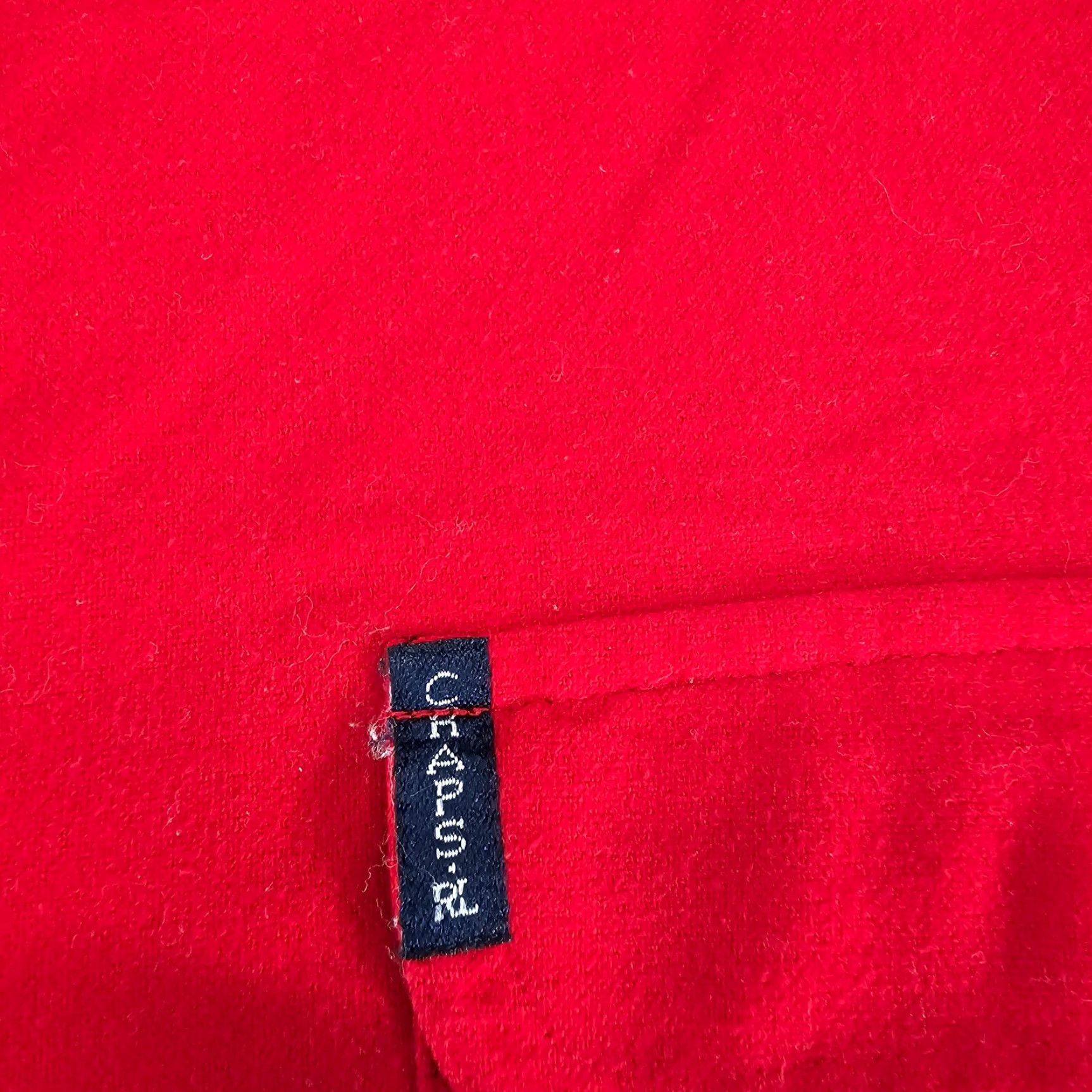 Ralph Lauren VINTAGE Chaps Ralph Lauren Shirt Mens L Red Flannel Cotton RL Heavy Knit Size US L / EU 52-54 / 3 - 3 Thumbnail