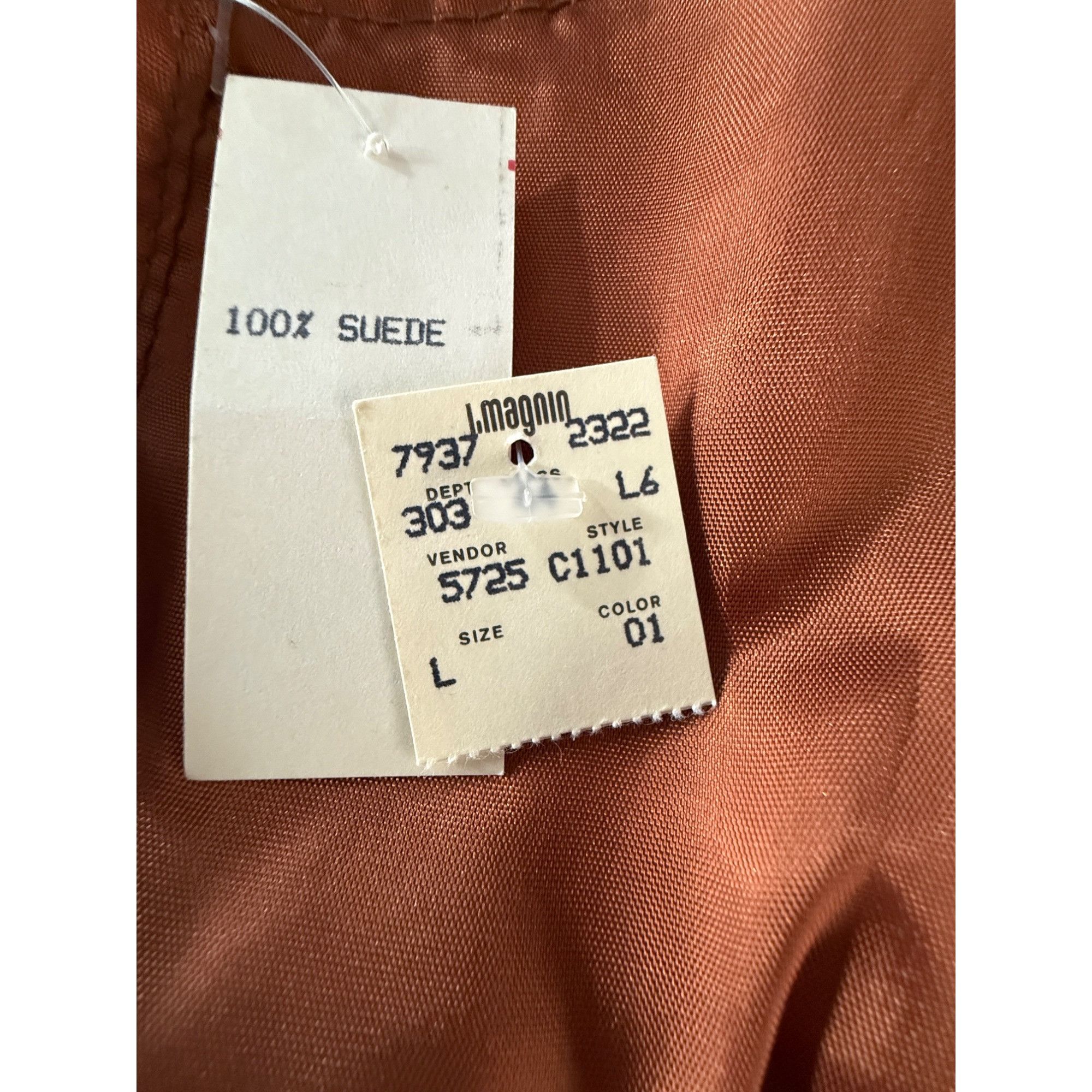 Other Vintage Brown Leopard Print Vest & Suede Skirt Set Button De Size 28" / US 6 / IT 42 - 2 Thumbnail