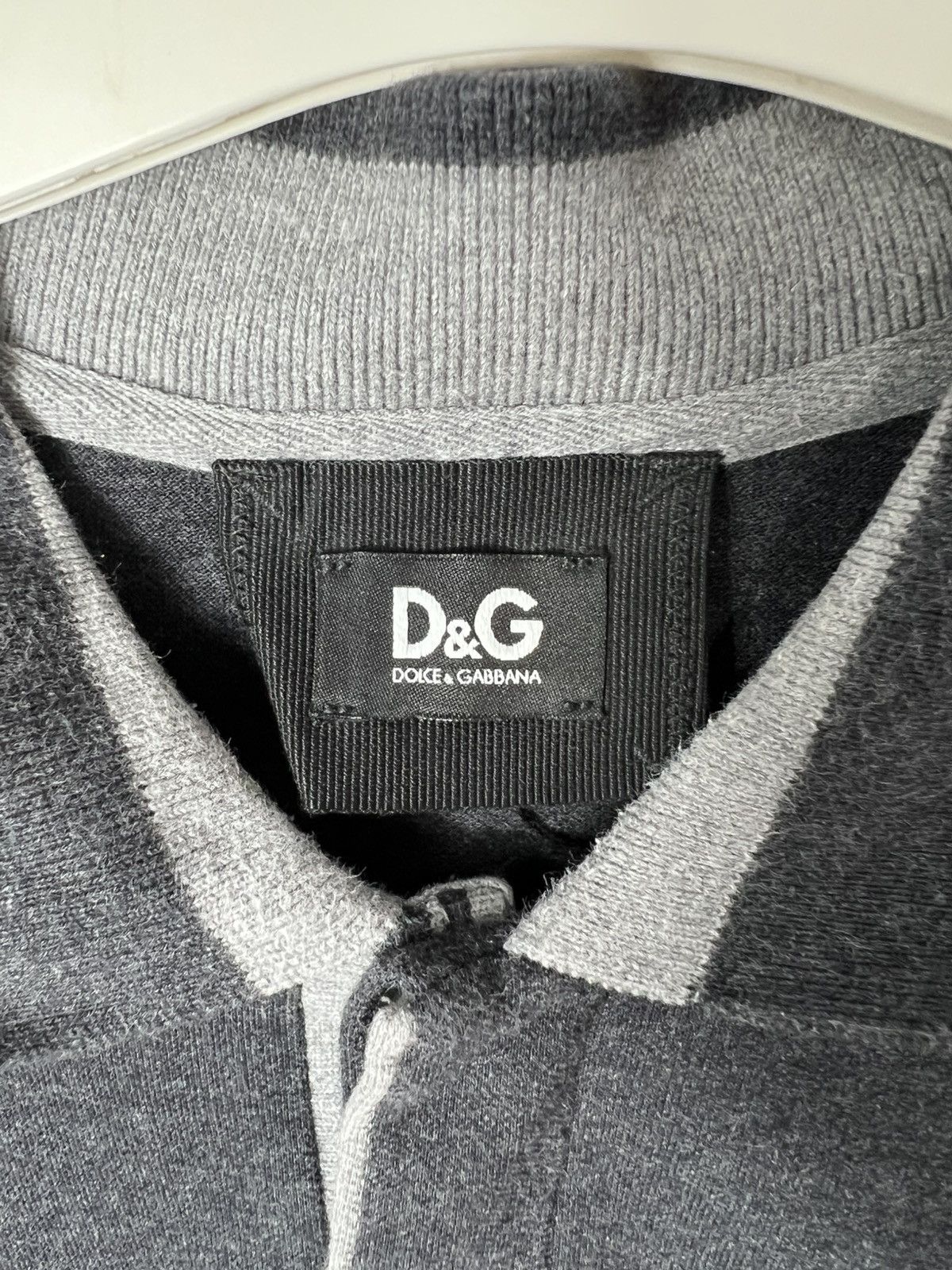 Dolce & Gabbana Vintage luxury streetwear Dolce Gabbana Long Sleeve Polo Size US L / EU 52-54 / 3 - 4 Thumbnail