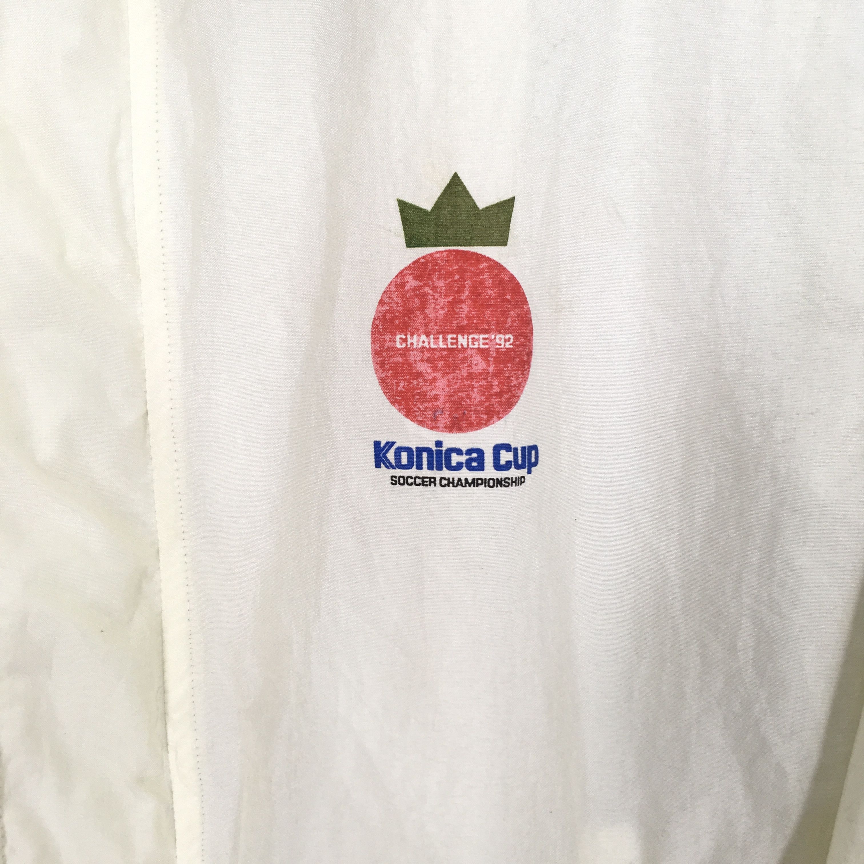 Japanese Brand Vintage 90's Konica Cup Soccer Championship Jacket Size US L / EU 52-54 / 3 - 4 Thumbnail