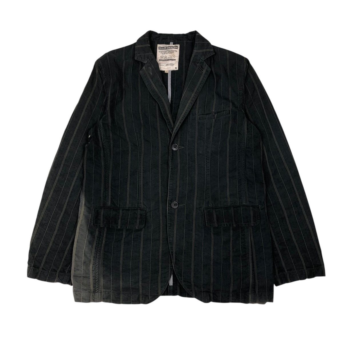 Japanese Brand 🔥SUN FADED DESIGN HICKORY CHORE JACKET ALLIX ISSEY MIYAKE Size US L / EU 52-54 / 3 - 1 Thumbnail