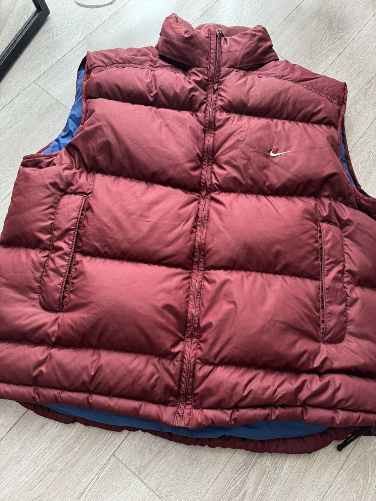 Nike Vintage Nike Puffer Vest Size US XXL / EU 58 / 5 - 3 Thumbnail