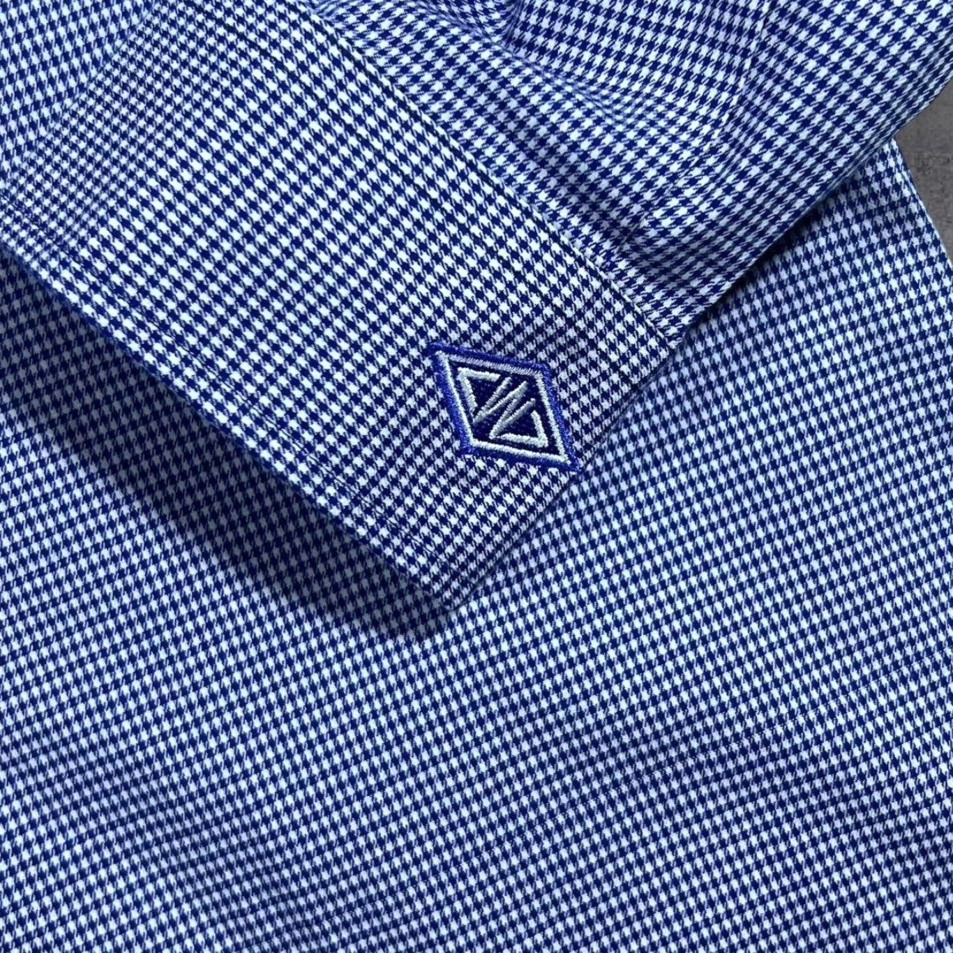 Footjoy FootJoy 1857 Classic Blue White Check Golf Long Sleeve Button-Up Shirt Medium Size US M / EU 48-50 / 2 - 3 Thumbnail