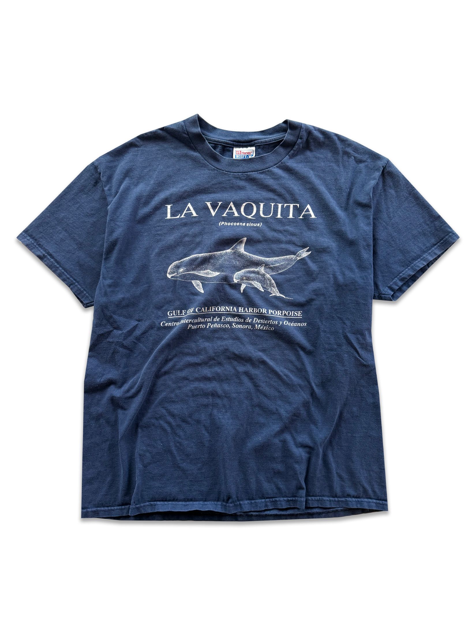 Vintage 1990s Vintage Whale Tee Size US XL / EU 56 / 4 - 1 Thumbnail