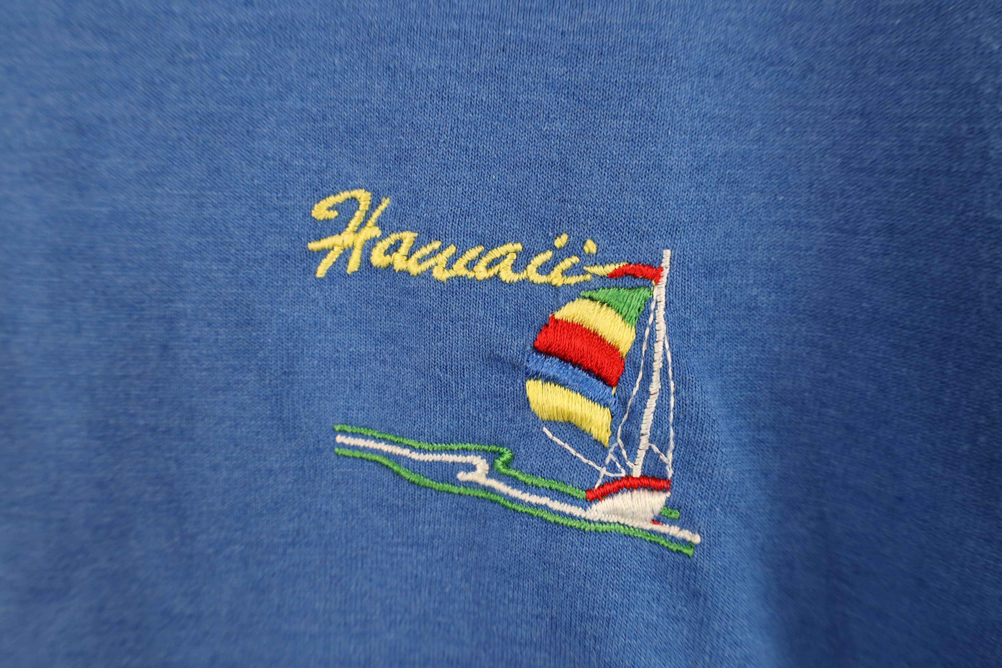 Vintage Vintage 80s 90s Streetwear Sailboat Sailing Polo Shirt Size US L / EU 52-54 / 3 - 4 Thumbnail