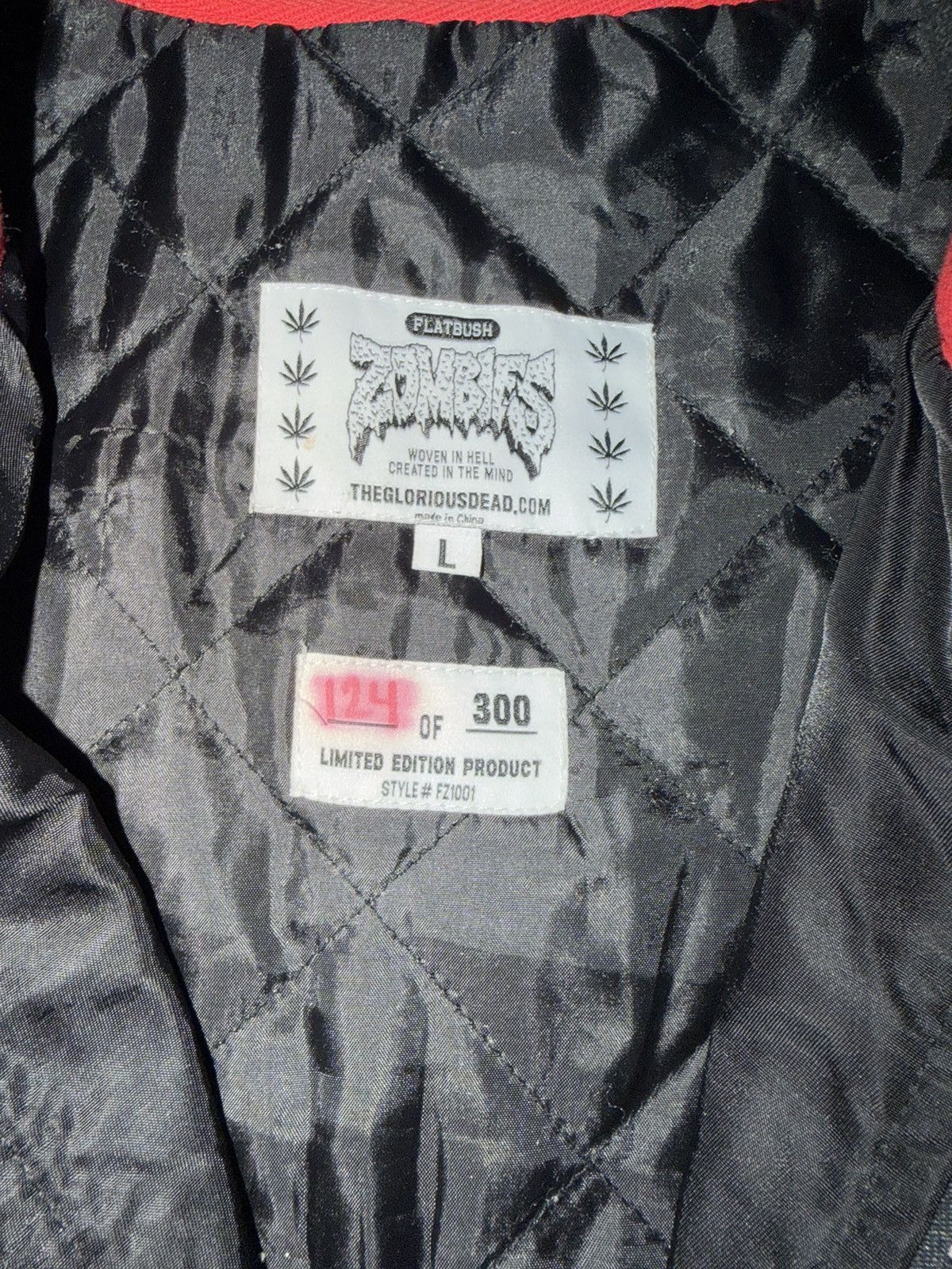 Flatbush Zombies Flatbush Zombies Redrum Bomber jacket Size US L / EU 52-54 / 3 - 5 Thumbnail