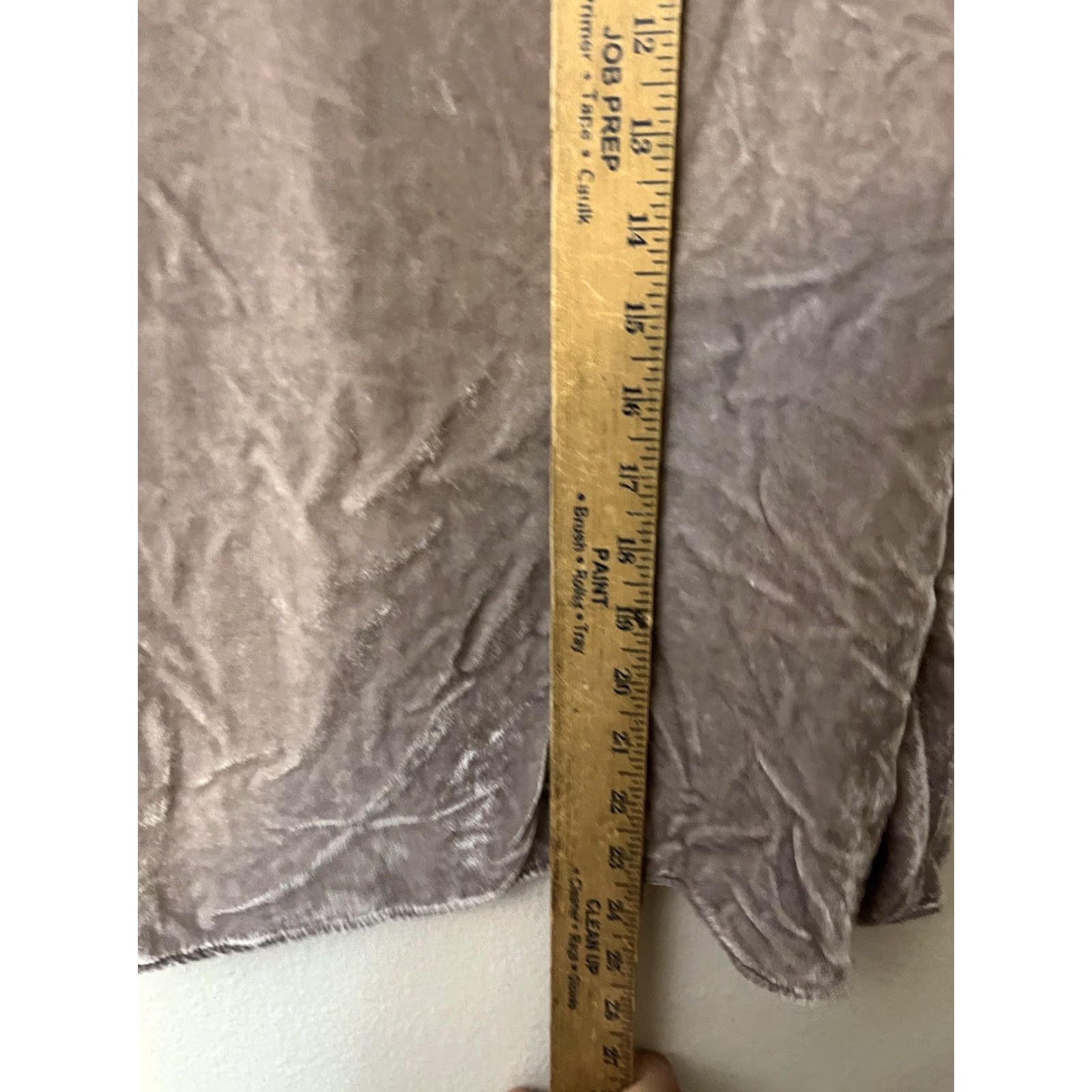 Eileen Fisher Eileen Fisher Velvet Blouse Silk Blend Purple Crushed Boxy Long Sleeve Top XS Women Shirt Blouse Size XS / US 0-2 / IT 36-38 - 5 Thumbnail