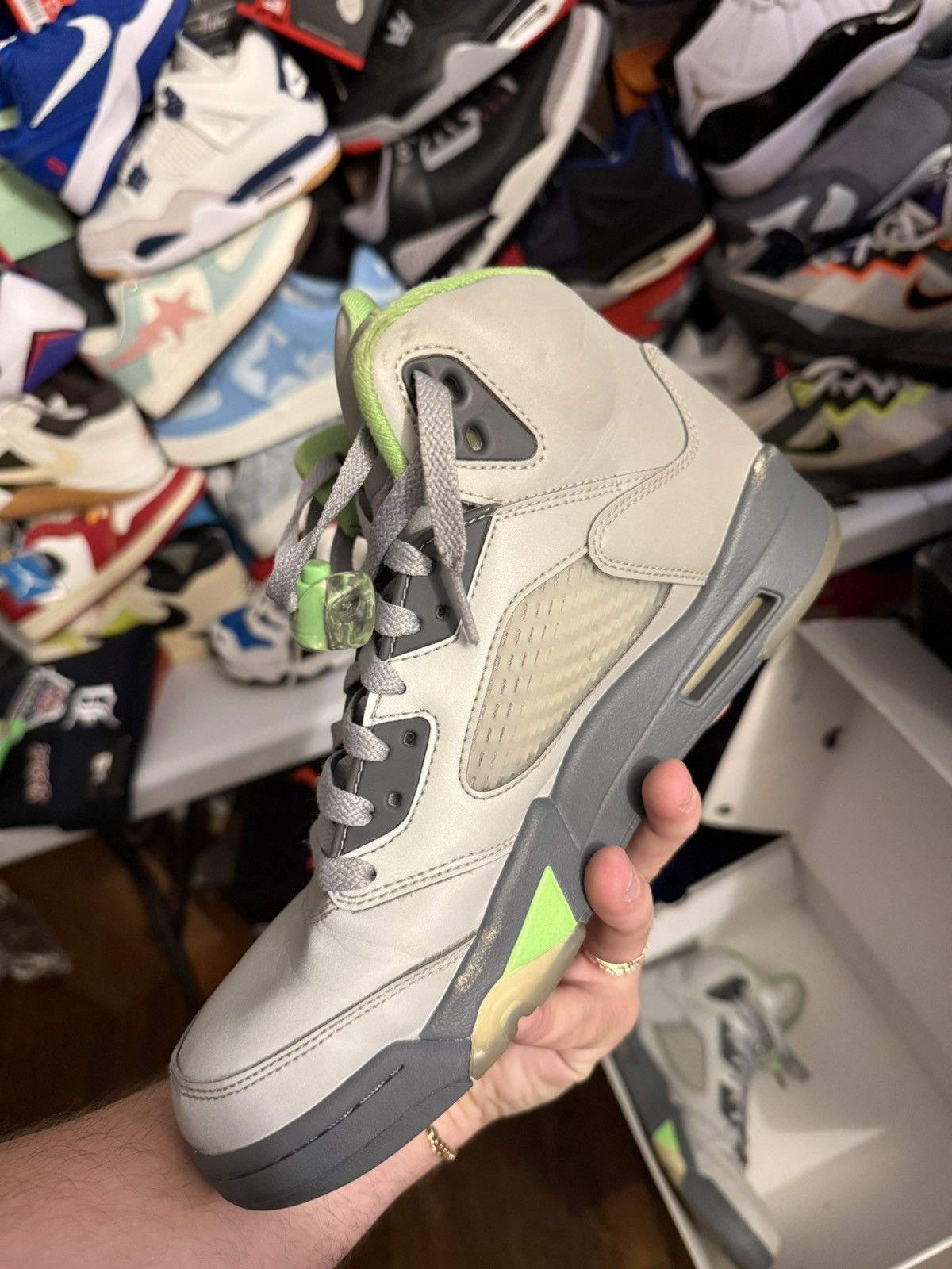 Jordan Brand Jordan retro 5 green bean size 9 Size US 9 / EU 42 - 3 Thumbnail