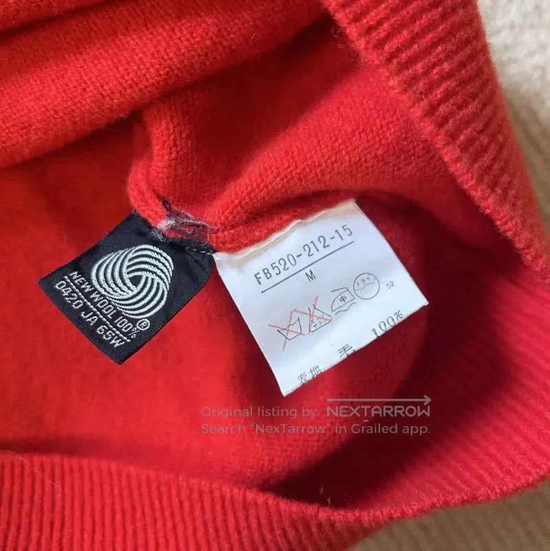 Other Burberry Red Wool Embroidered Long Sleeve Sweater. Size M / US 6-8 / IT 42-44 - 8 Thumbnail