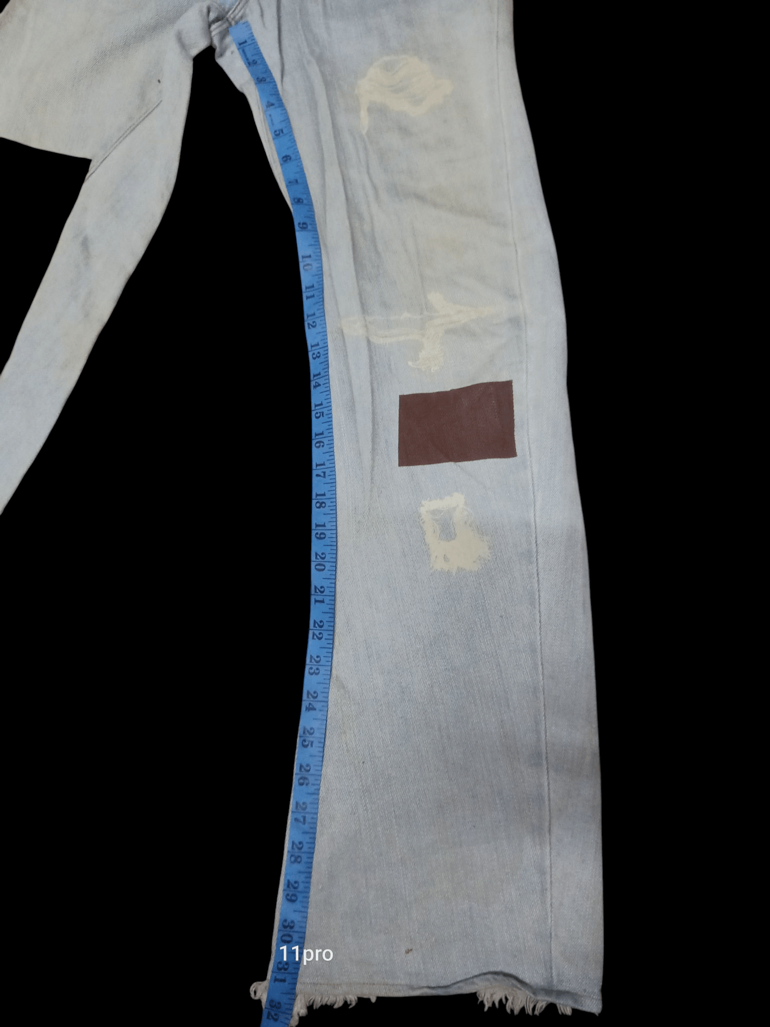 If Six Was Nine × Le Grande Bleu (L.G.B.) × Levi's Vintage Levis' Red '2001 Flare Denim Low Rise Single Poket Size US 30 / EU 46 - 4 Thumbnail