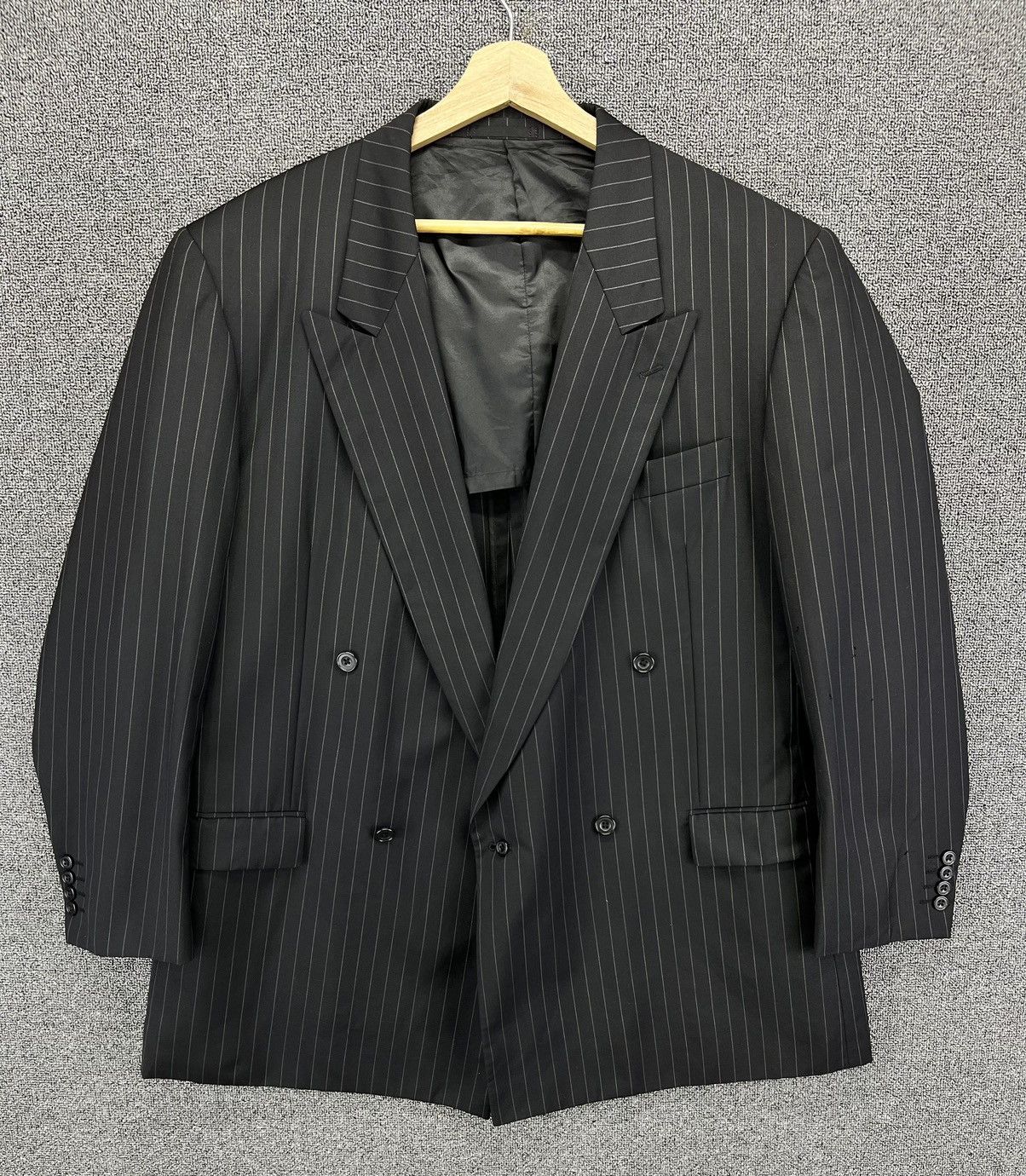 Ermenegildo Zegna Vintage Ermenegildo Zegna Luxury Rare Blazers Coat Jacket Size US L / EU 52-54 / 3 - 3 Thumbnail