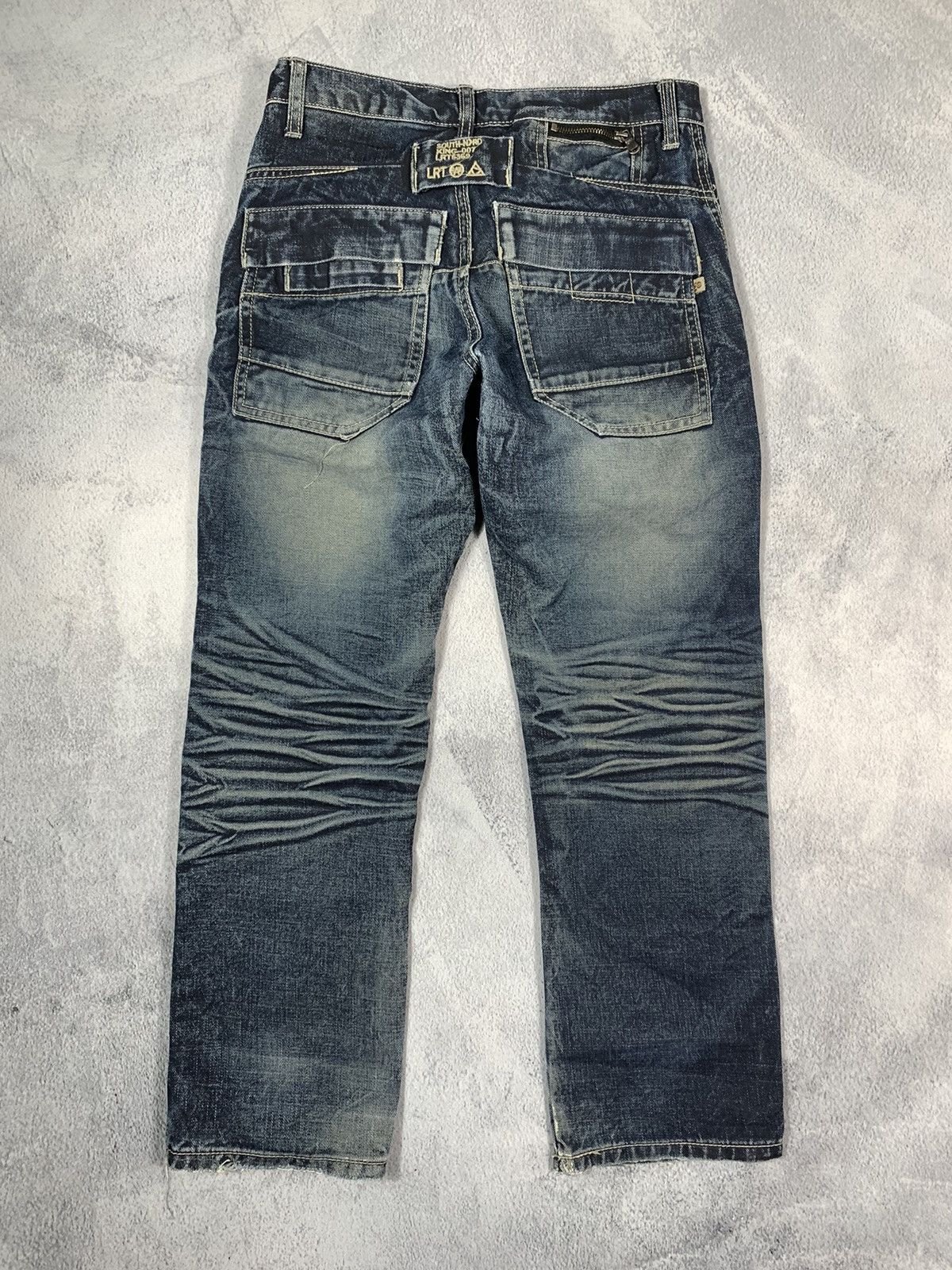Vintage Vintage Y2K Japanese faded denim jeans streetwear style Size 29" - 7 Thumbnail