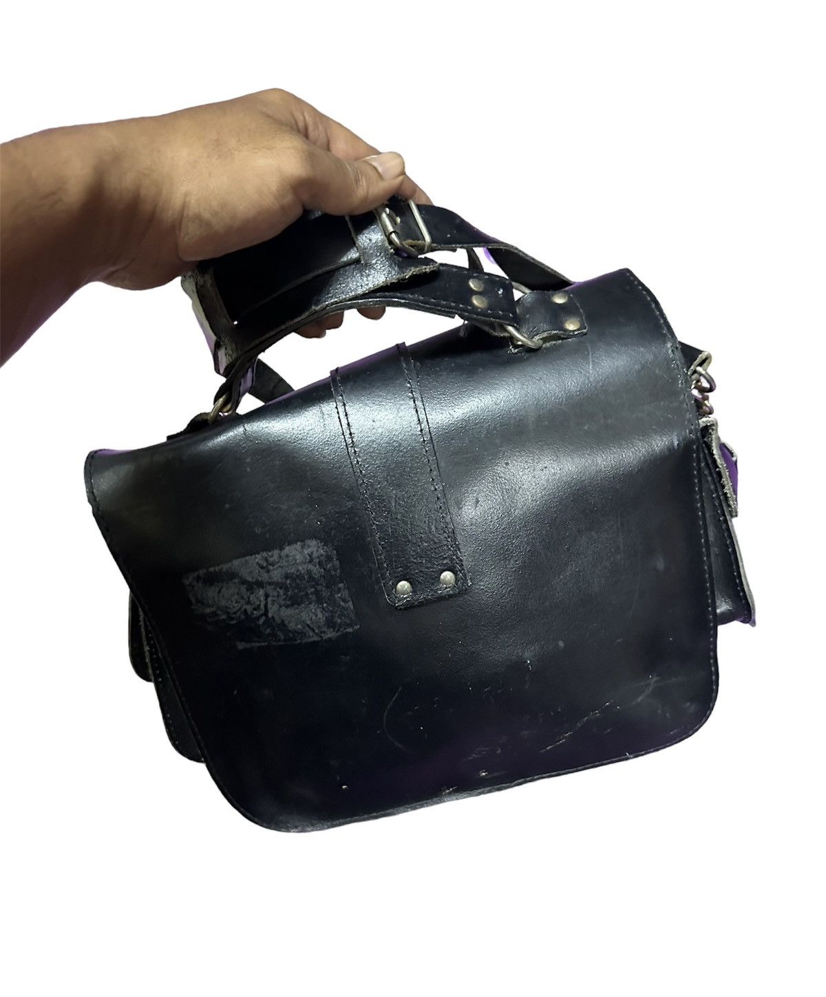 Genuine Leather Messanger leather bag Size ONE SIZE - 2 Thumbnail