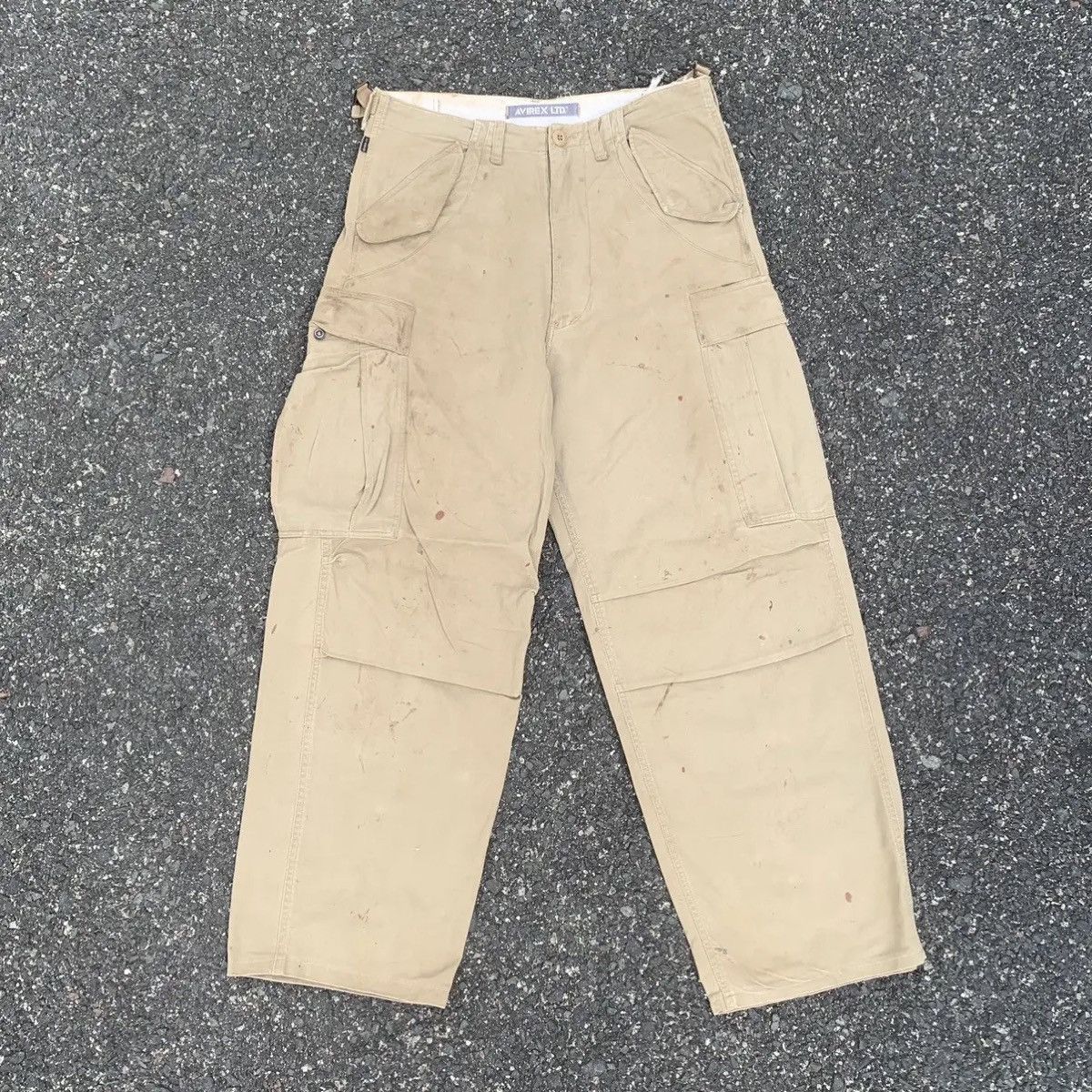Avirex RUSTY DIRTY‼️ AVIREX M-65 UTILITY COMBAT CARGO PANTS Size US 30 / EU 46 - 1 Thumbnail